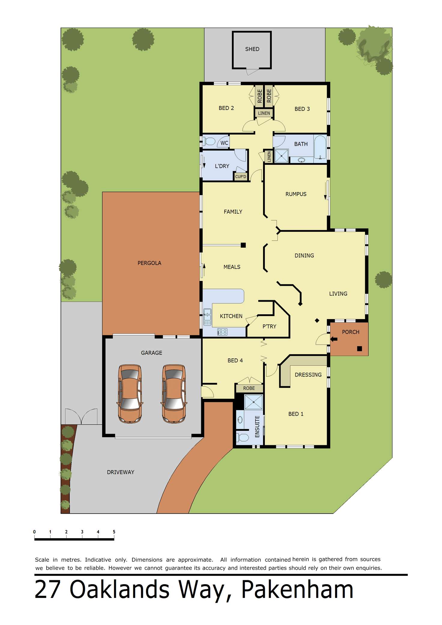 Floorplan of Homely house listing, 27 Oaklands Way, Pakenham VIC 3810