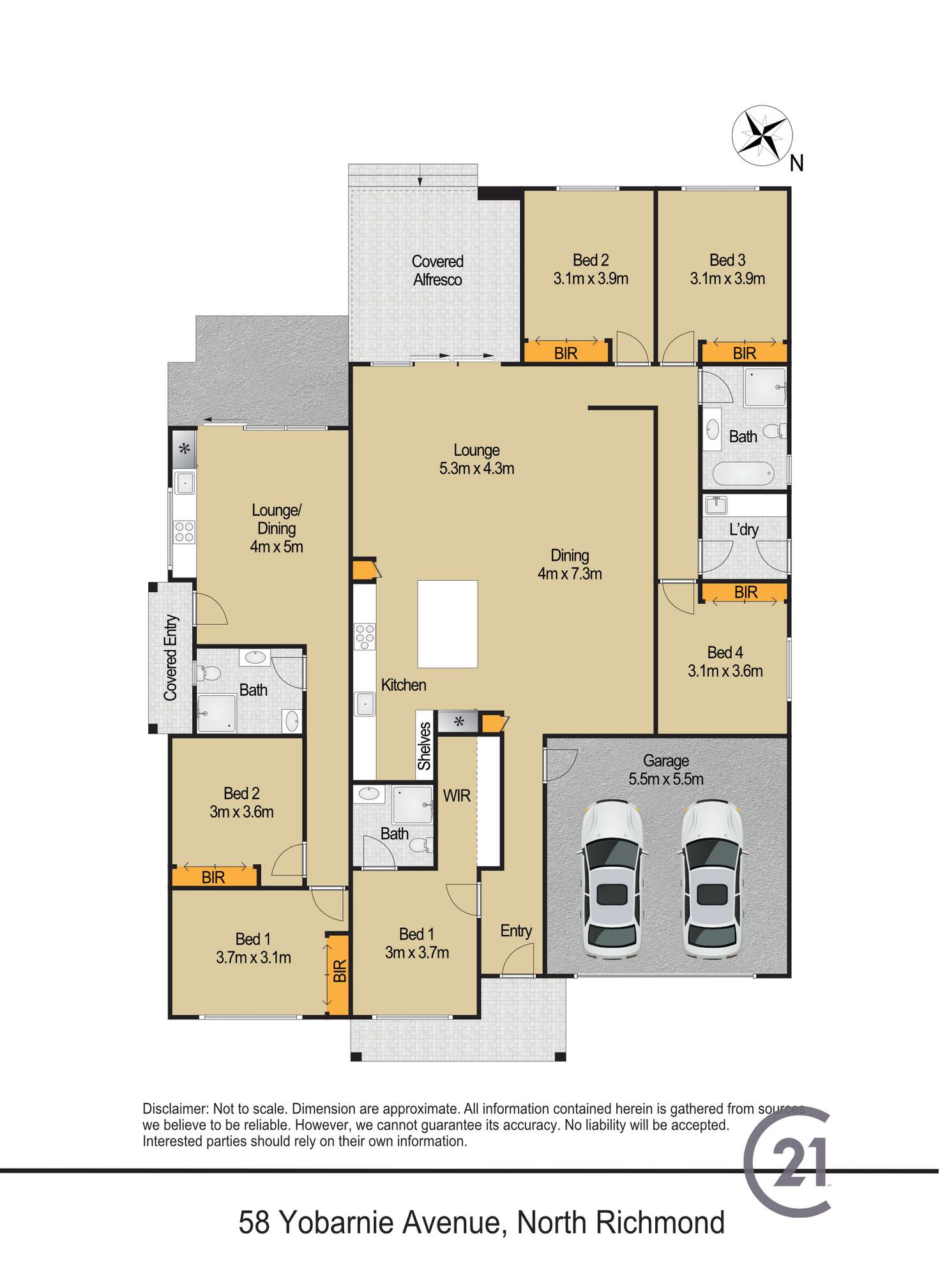 Floorplan of Homely house listing, 58 Yobarnie Avenue, North Richmond NSW 2754