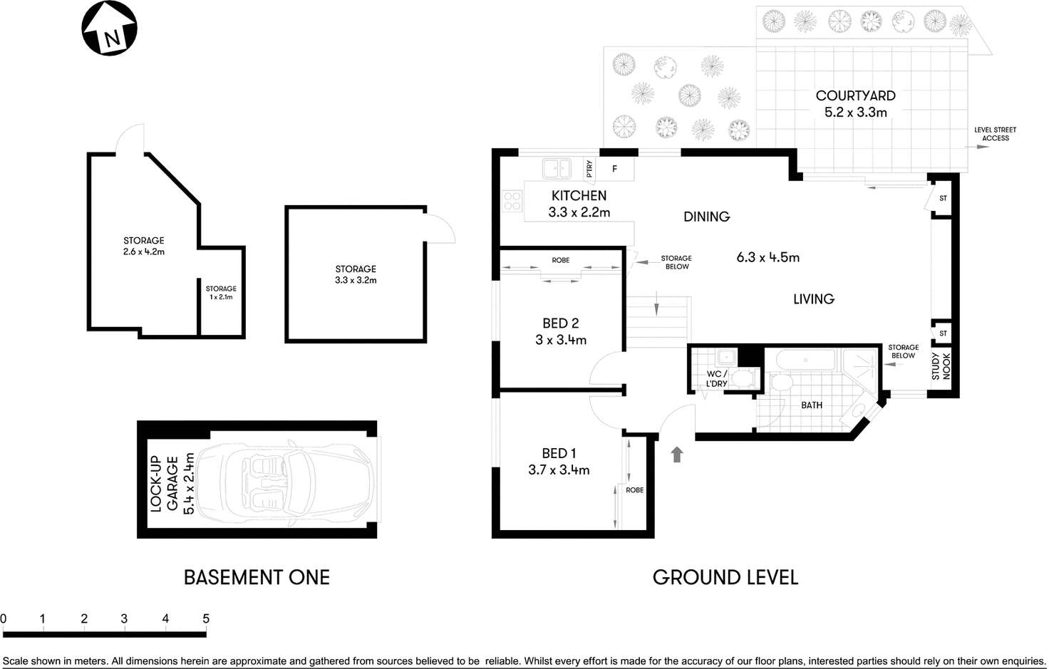 Floorplan of Homely apartment listing, 13/390 Miller Street, Cammeray NSW 2062