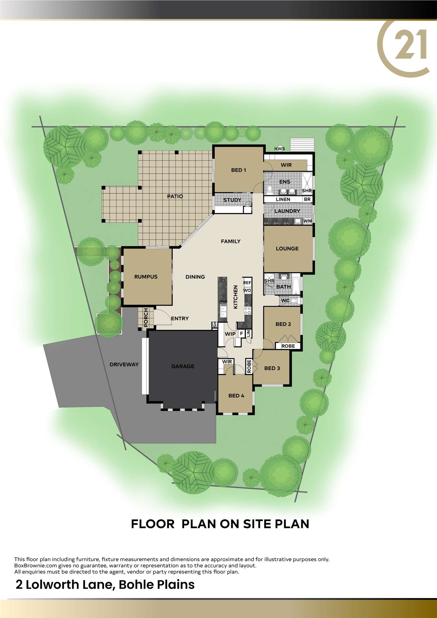 Floorplan of Homely house listing, 2 Lolworth Lane, Bohle Plains QLD 4817