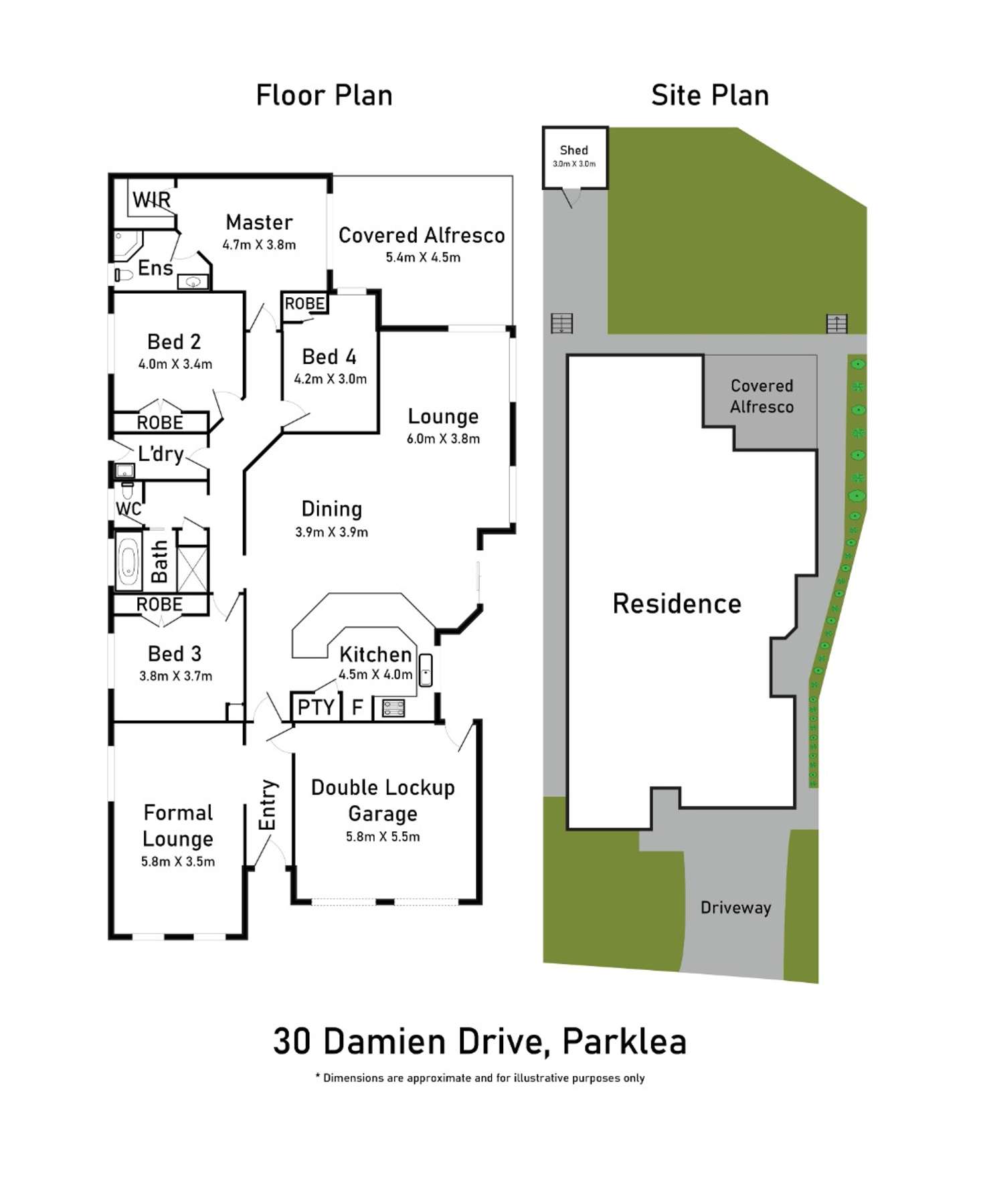 Floorplan of Homely house listing, 30 Damien Drive, Parklea NSW 2768