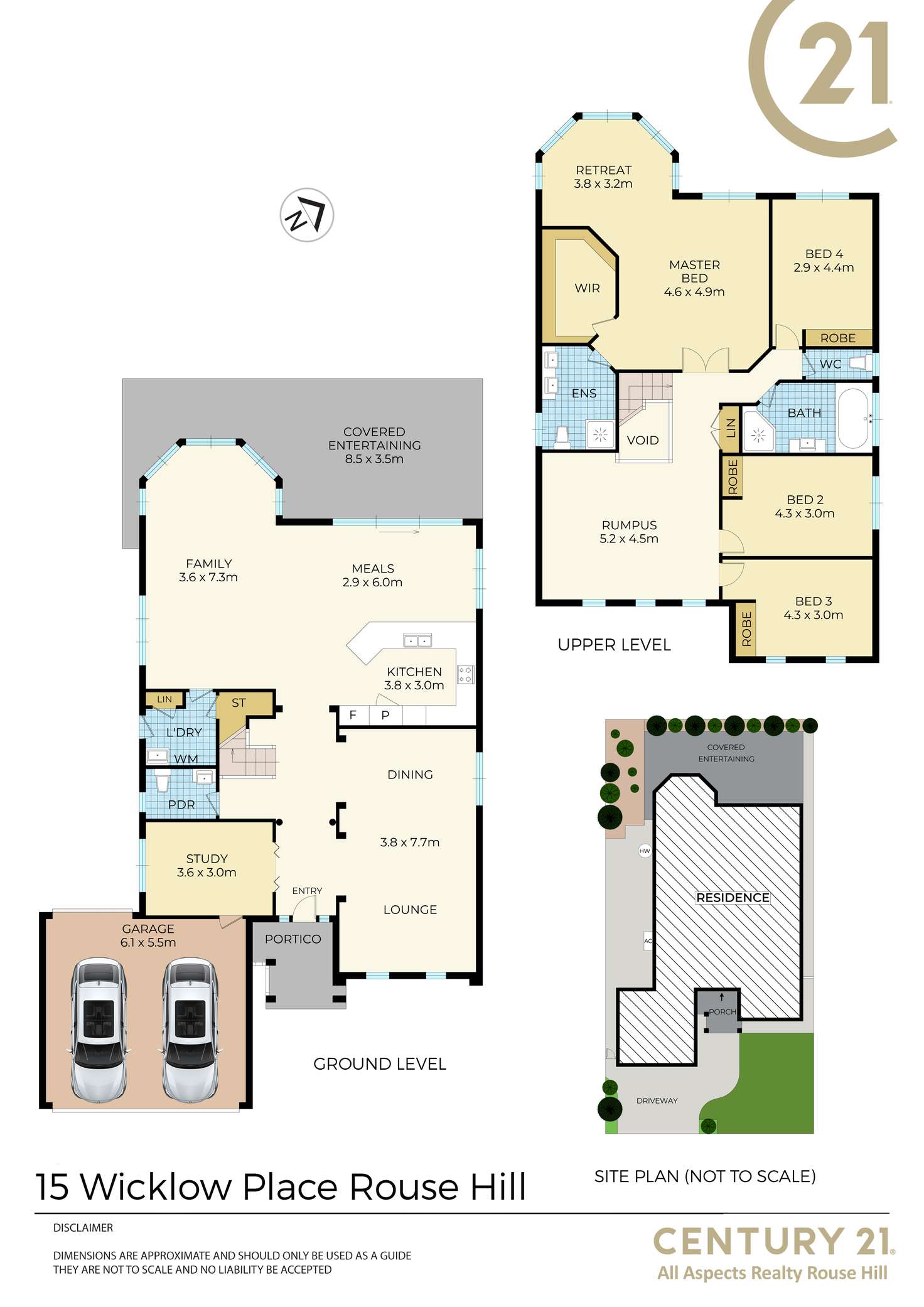 Floorplan of Homely house listing, 15 Wicklow Place, Rouse Hill NSW 2155