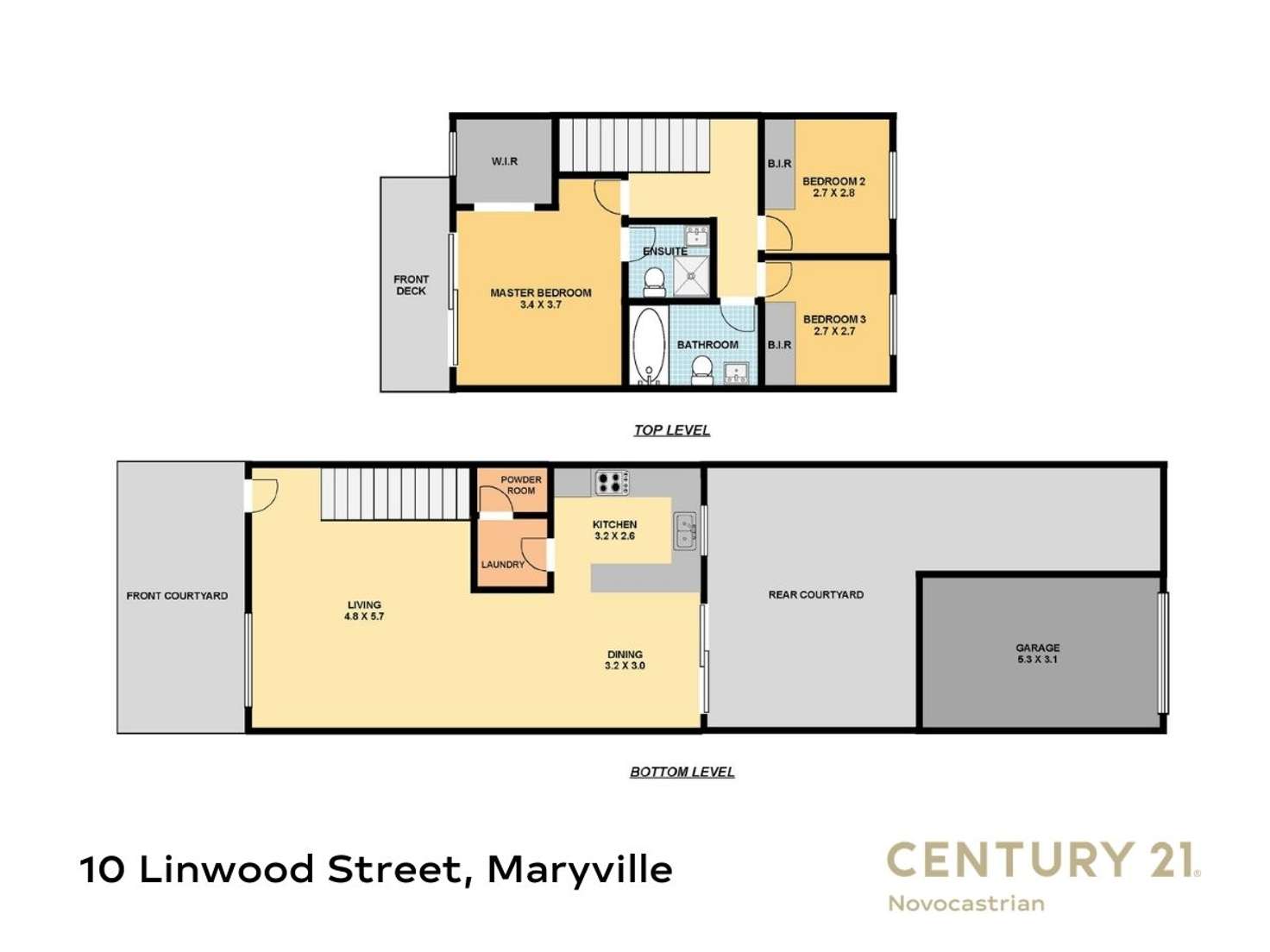 Floorplan of Homely house listing, 10 Linwood Street, Maryville NSW 2293