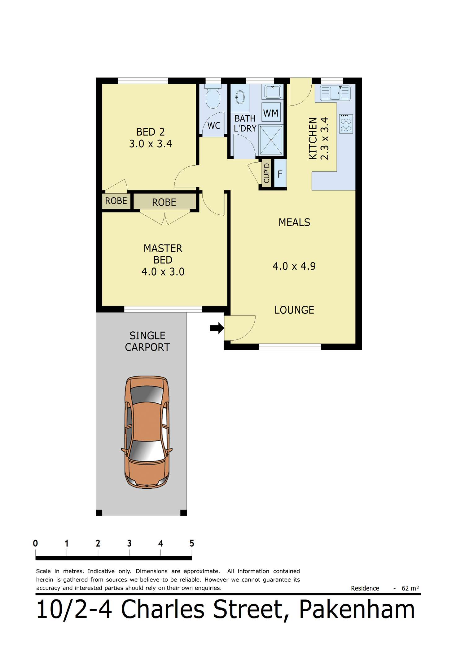 Floorplan of Homely unit listing, 10/2-4 Charles Street, Pakenham VIC 3810