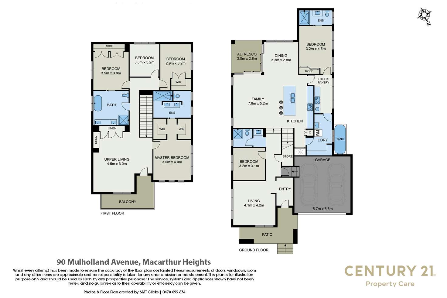 Floorplan of Homely house listing, 90 Mulholland Avenue, Campbelltown NSW 2560