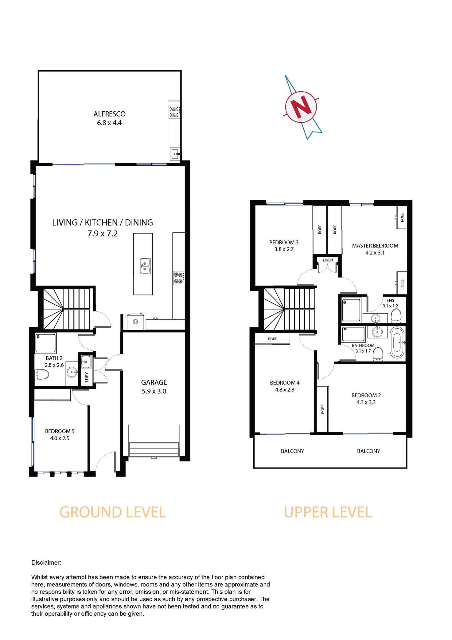 Floorplan of Homely semiDetached listing, 11B Lyle Street, Girraween NSW 2145