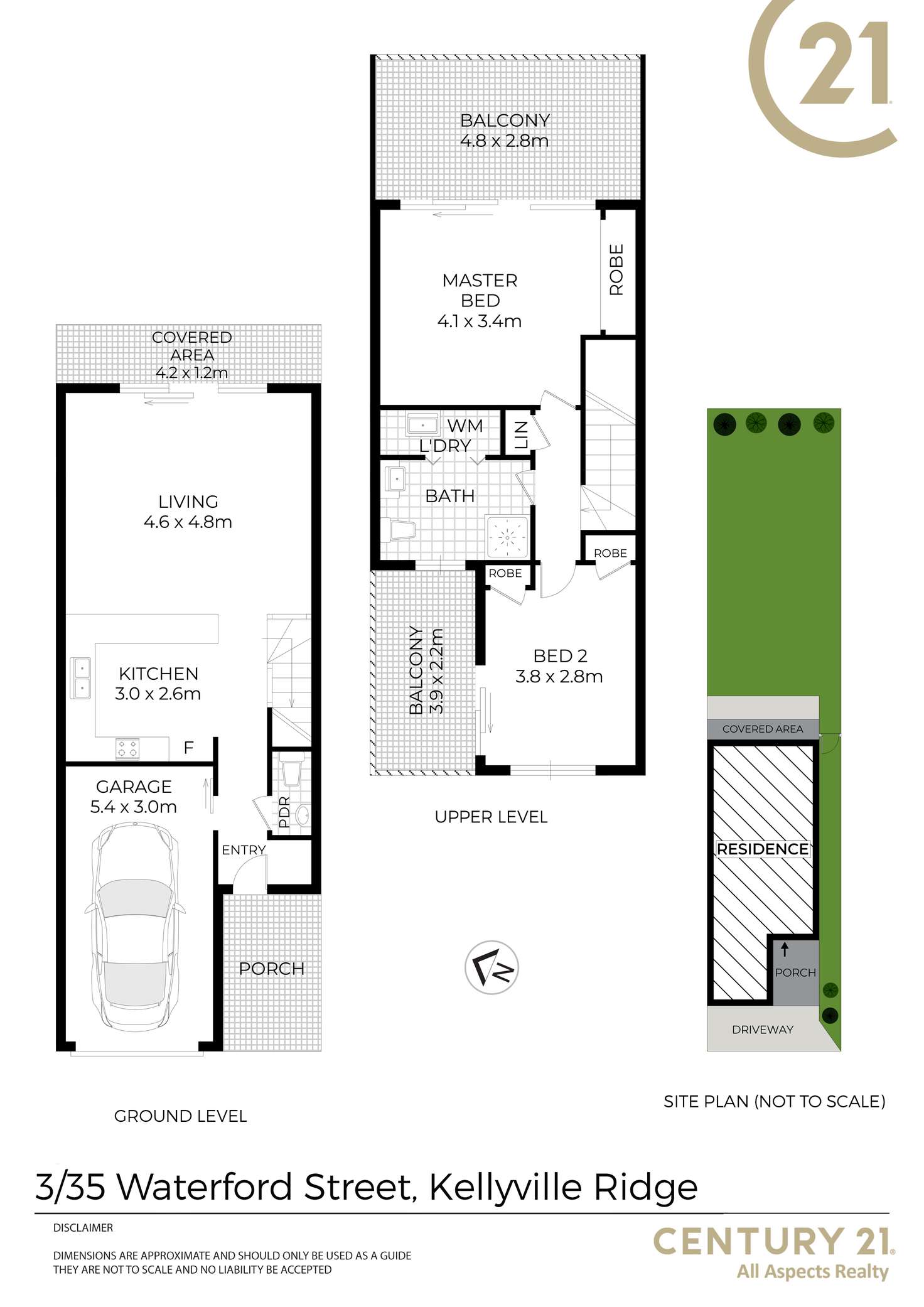 Floorplan of Homely townhouse listing, 3/35 Waterford Street, Kellyville Ridge NSW 2155
