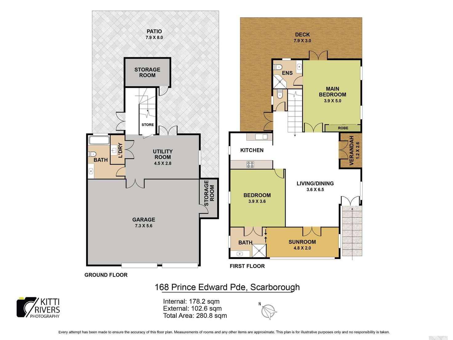 Floorplan of Homely house listing, 168 Prince Edward Parade, Scarborough QLD 4020