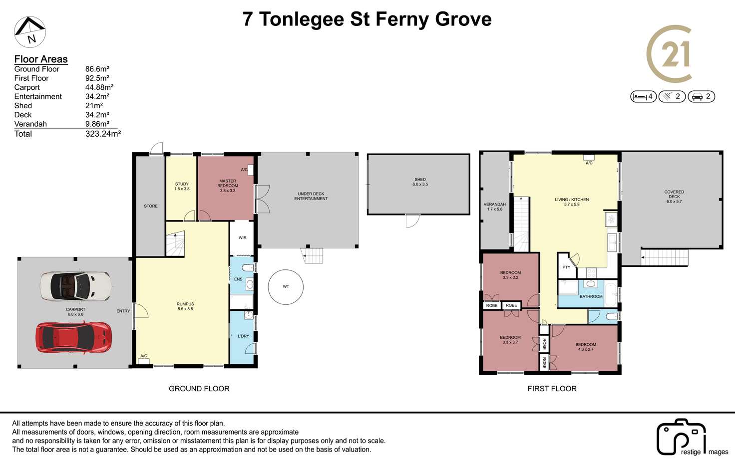 Floorplan of Homely house listing, 7 Tonlegee Street, Ferny Grove QLD 4055