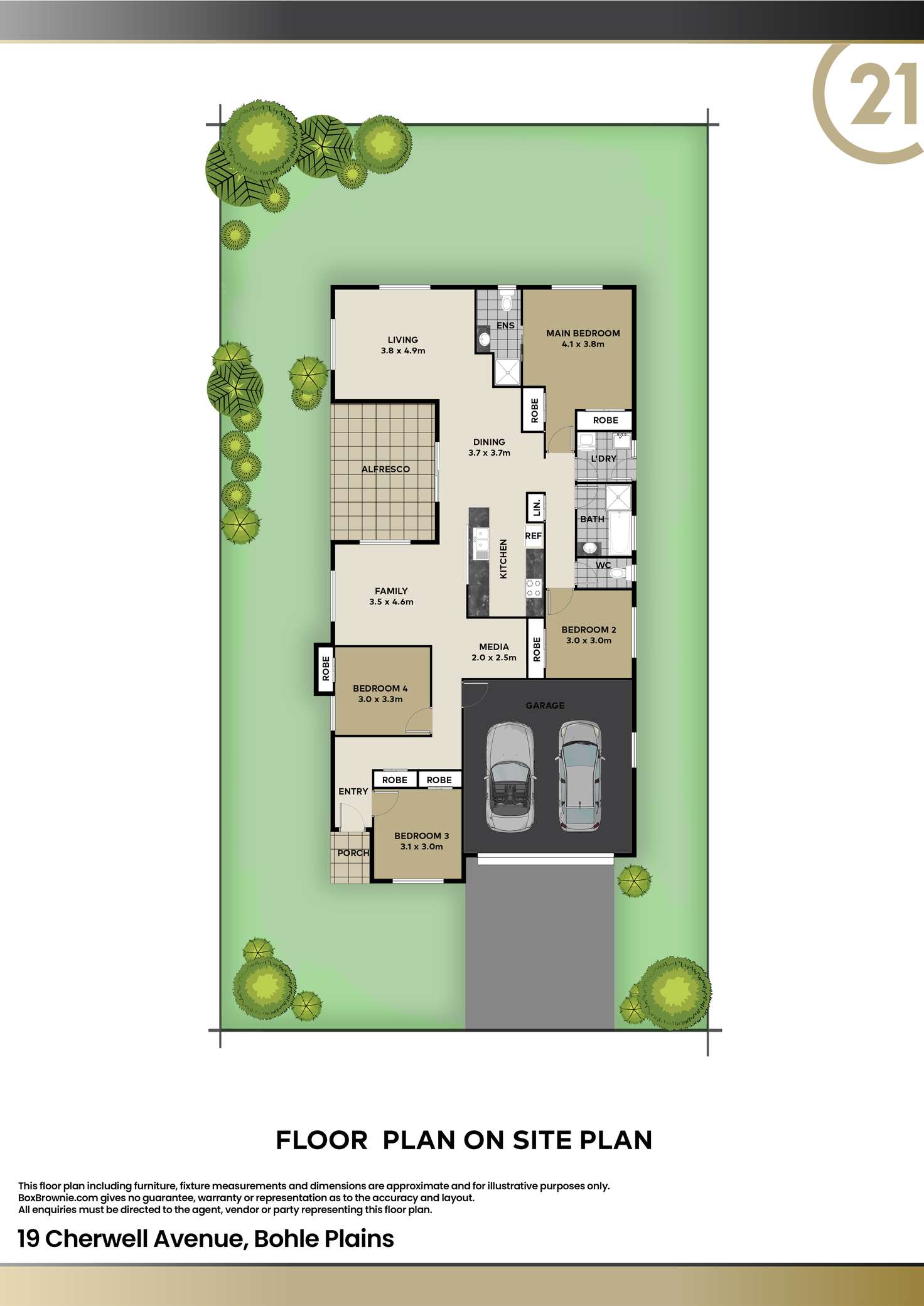 Floorplan of Homely house listing, Address available on request