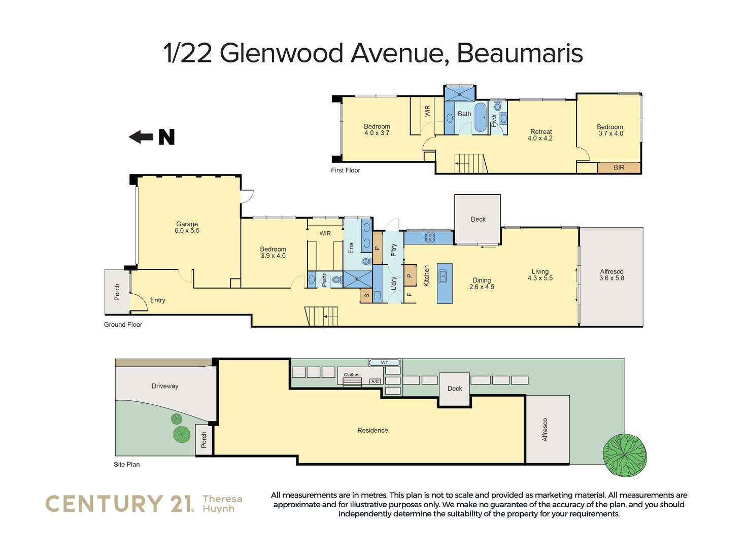 Floorplan of Homely house listing, 22 Glenwood Avenue, Beaumaris VIC 3193