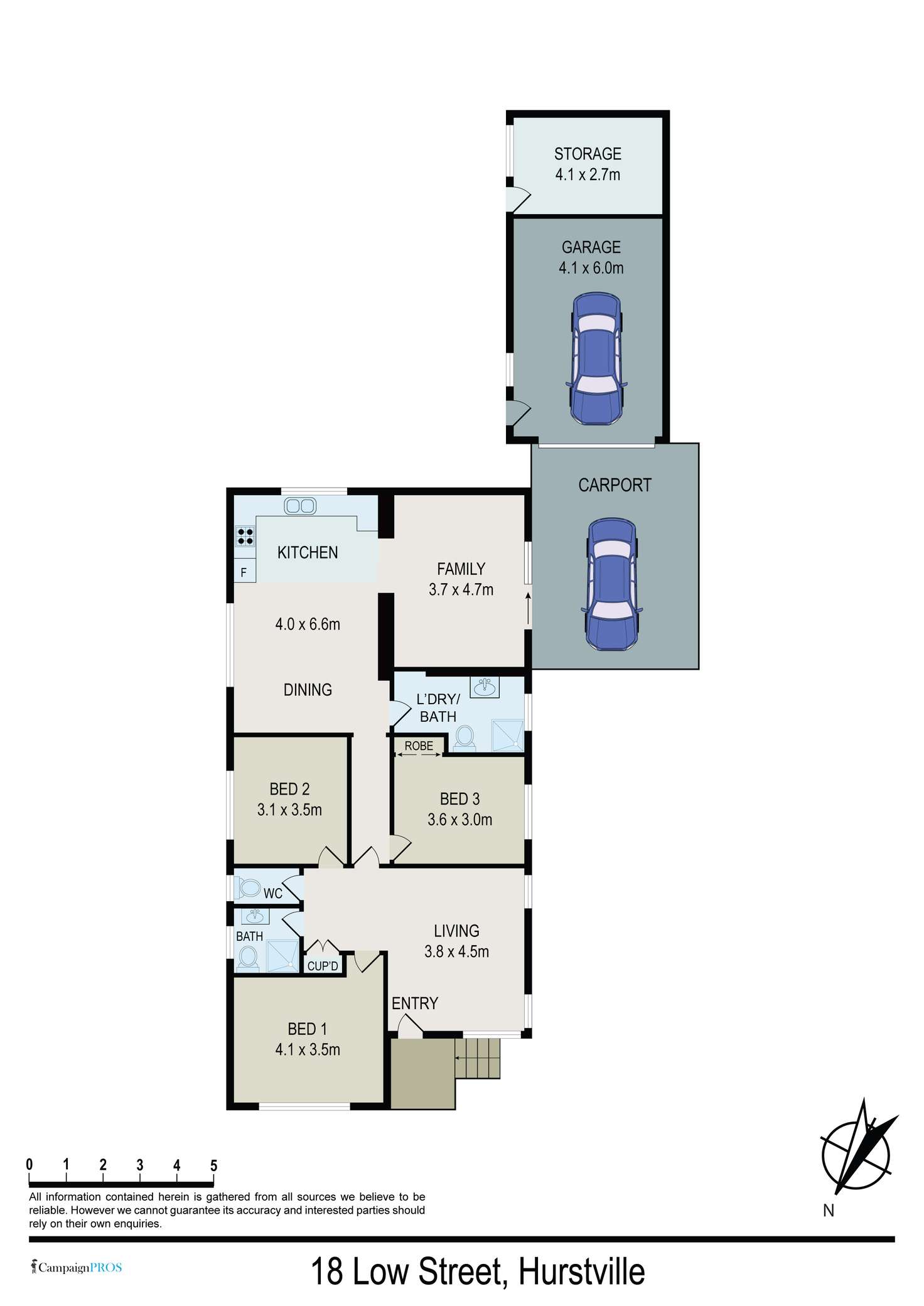 Floorplan of Homely house listing, 18 Low Street, Hurstville NSW 2220