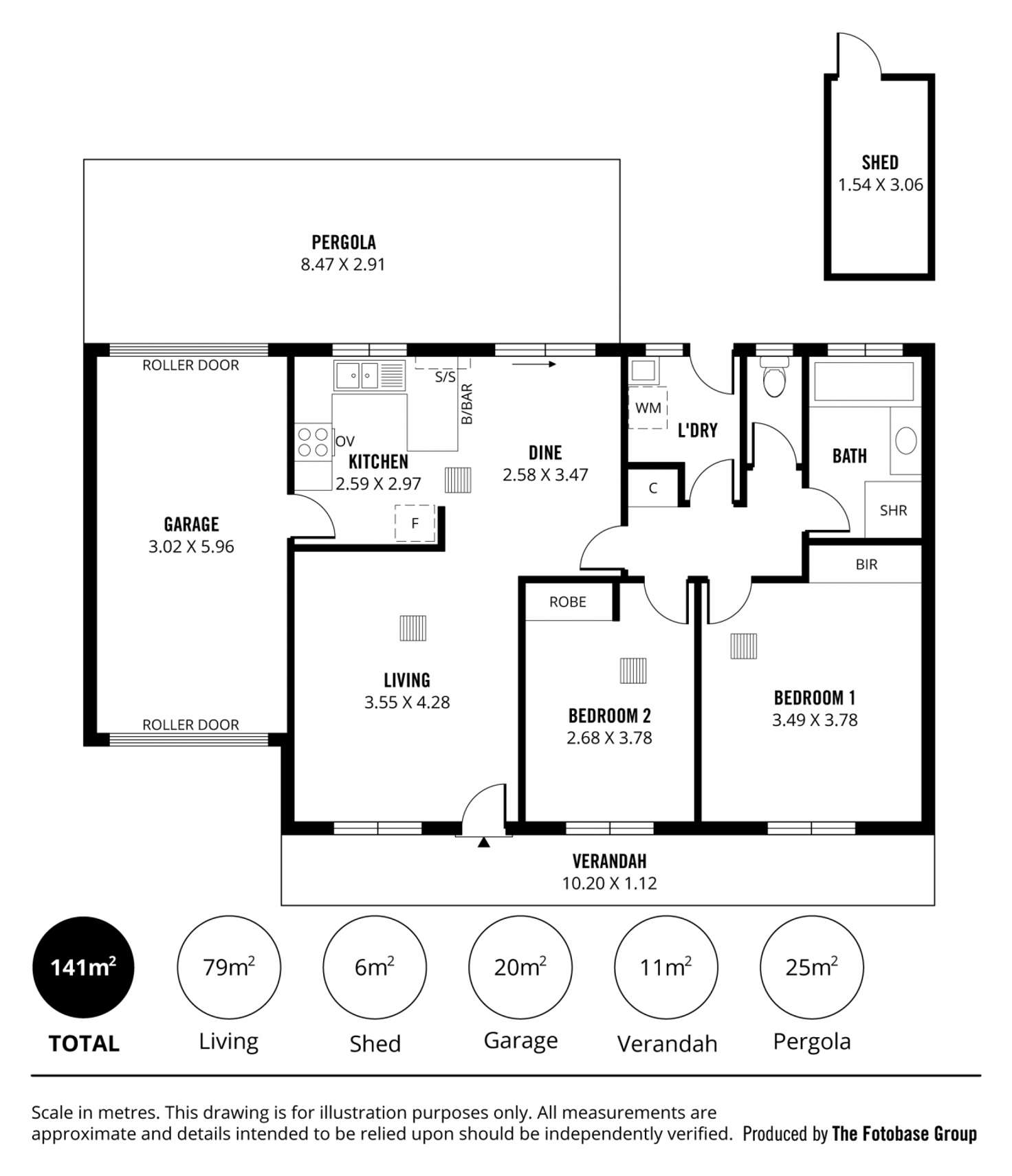 Floorplan of Homely house listing, 2/1 Heathersay Avenue, Aldinga Beach SA 5173