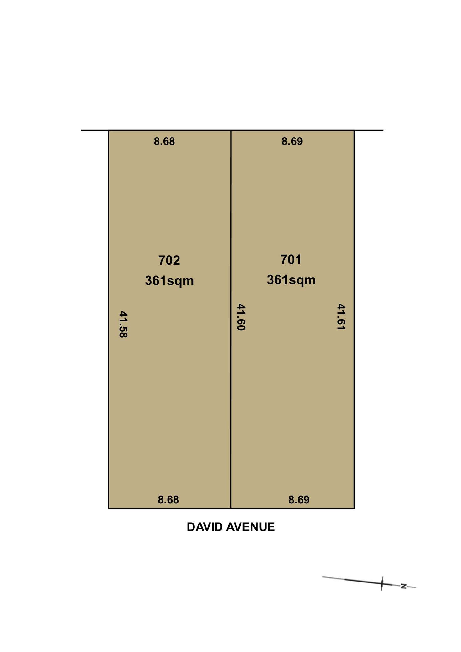 Floorplan of Homely residentialLand listing, 13 David Avenue, Findon SA 5023