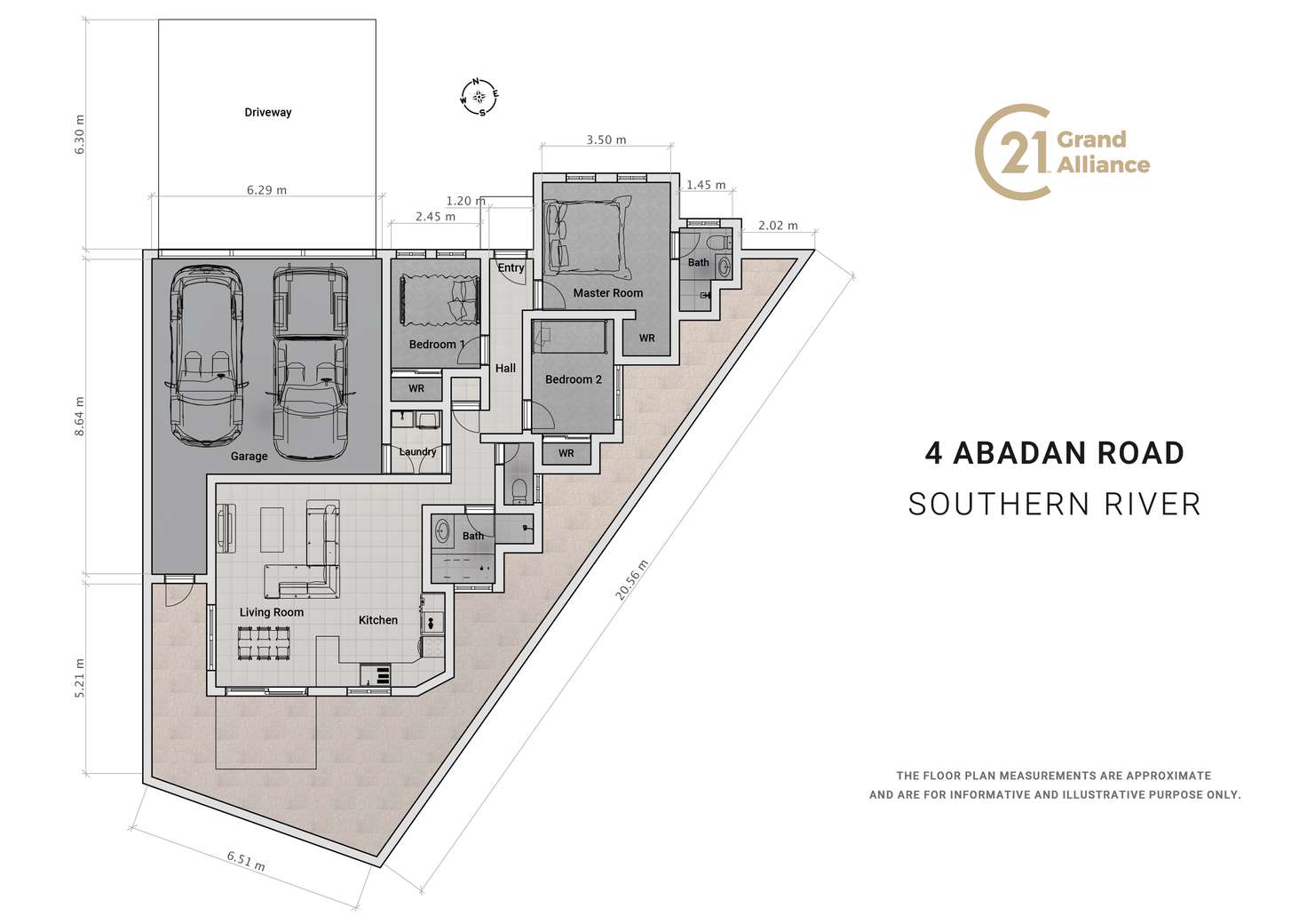 Floorplan of Homely house listing, 4 Abadan Road, Southern River WA 6110