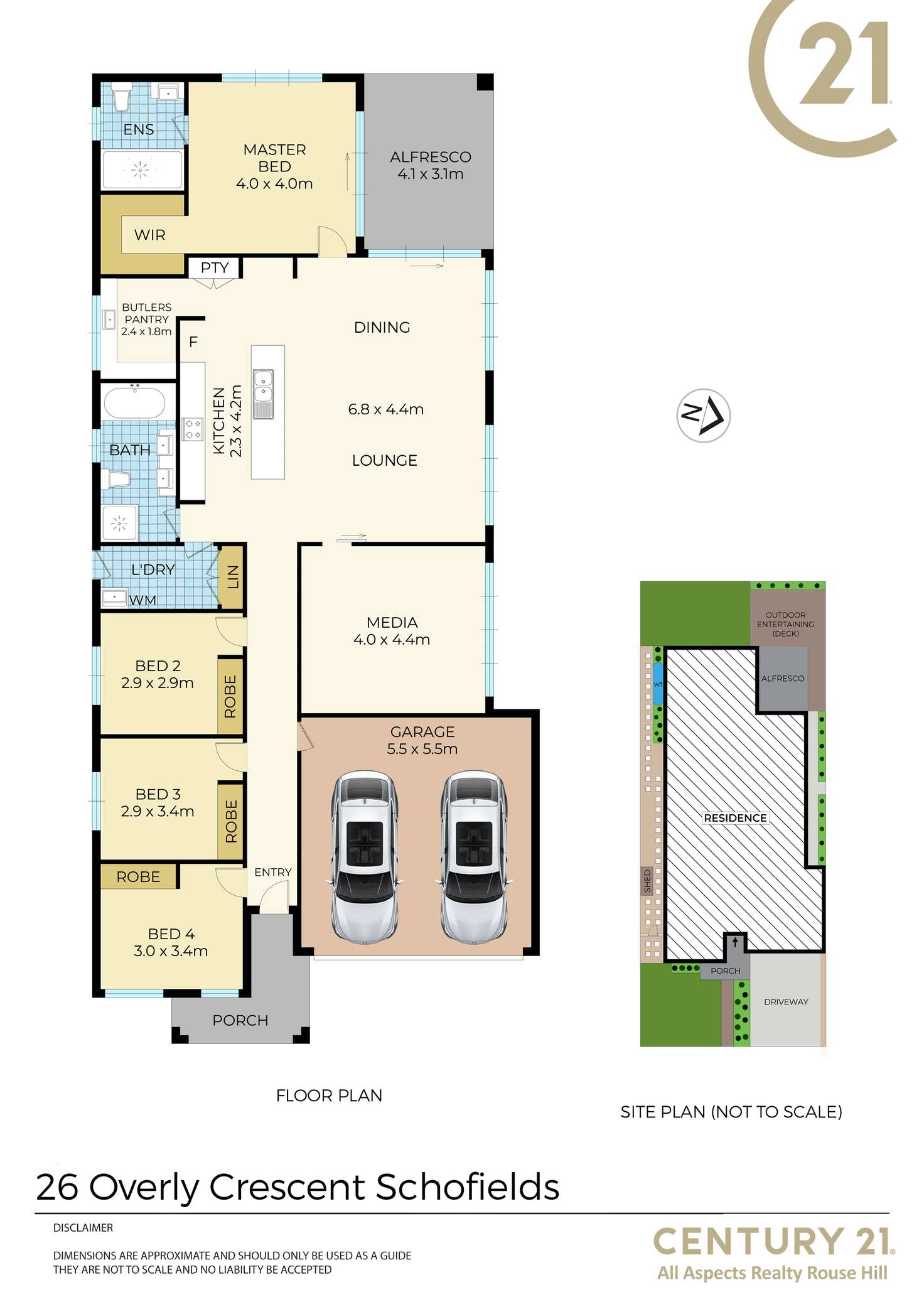 Floorplan of Homely house listing, 26 Overly Crescent, Schofields NSW 2762