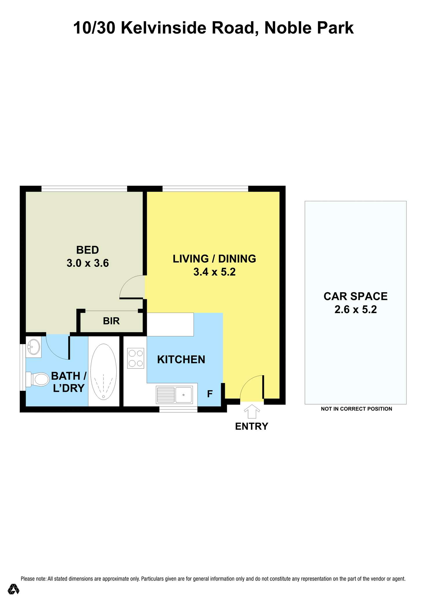 Floorplan of Homely unit listing, 10/30 Kelvinside Road, Noble Park VIC 3174