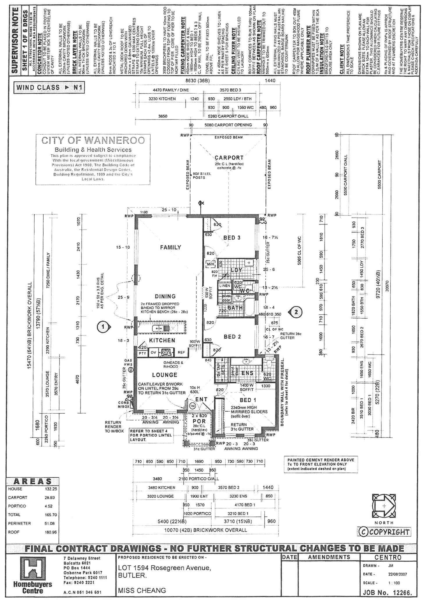 Floorplan of Homely house listing, 87 Rosegreen Avenue, Butler WA 6036
