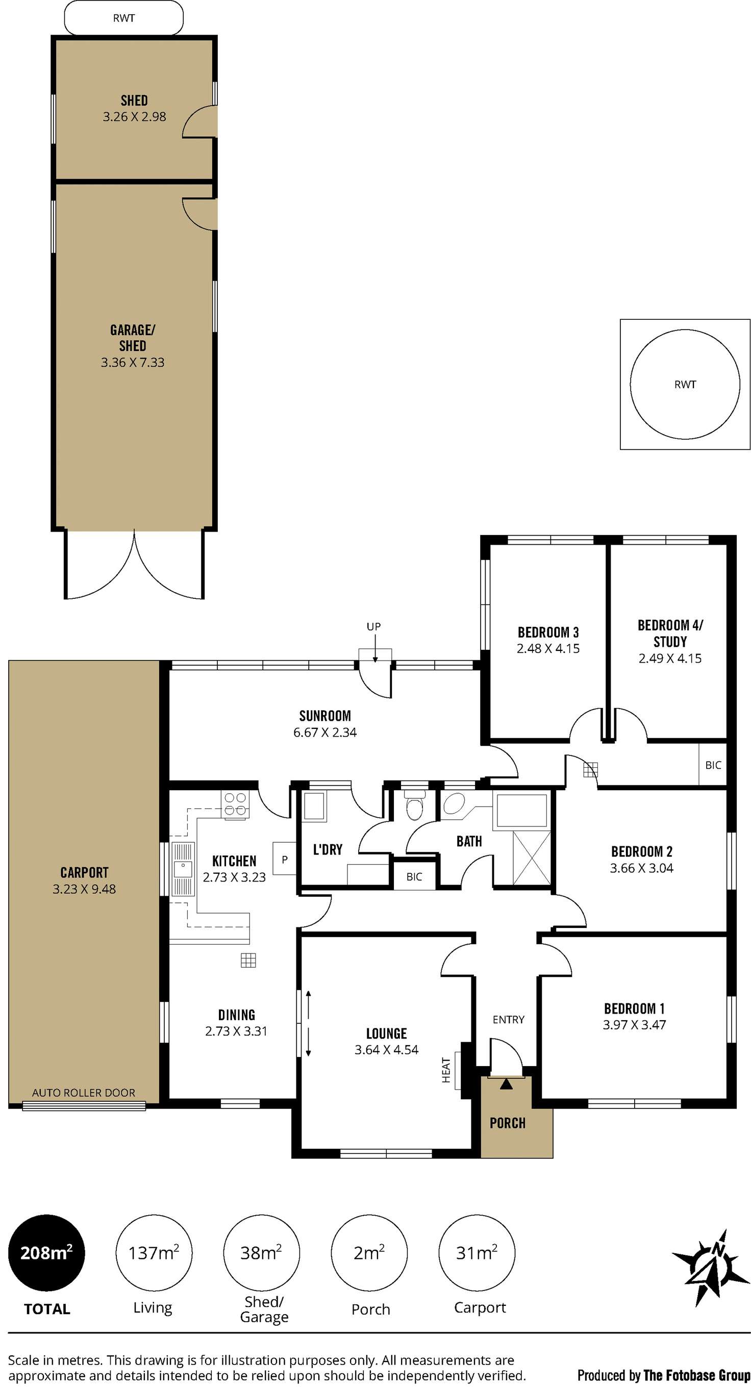 Floorplan of Homely house listing, 58 Kyeema Avenue, Cumberland Park SA 5041