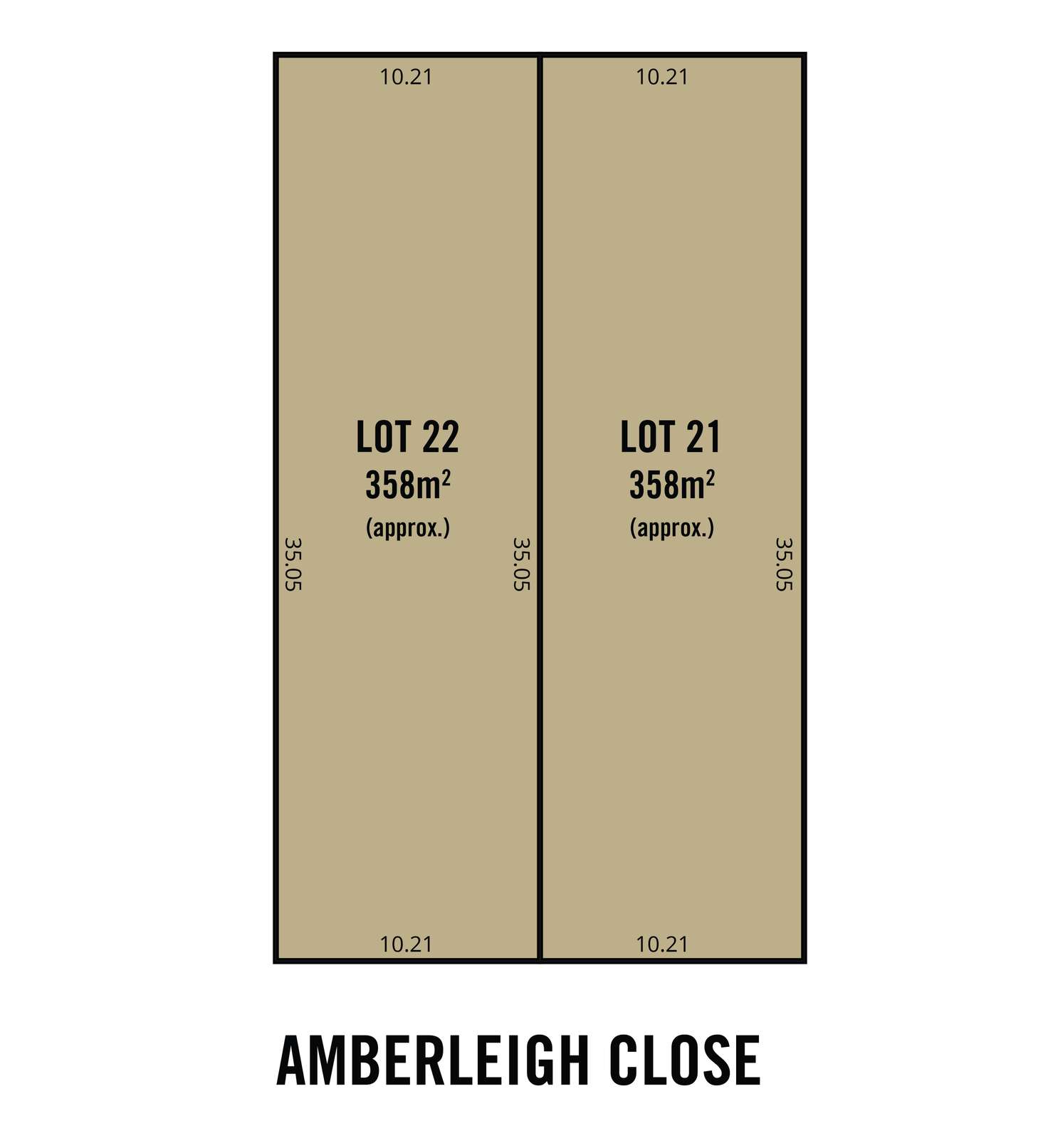 Floorplan of Homely residentialLand listing, Lot 22 Amberleigh Close, Christie Downs SA 5164