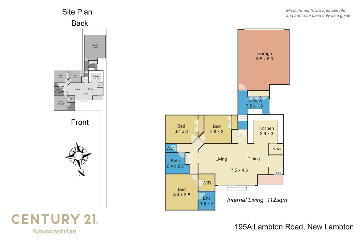 Floorplan of Homely house listing, 195a Lambton Road, New Lambton NSW 2305