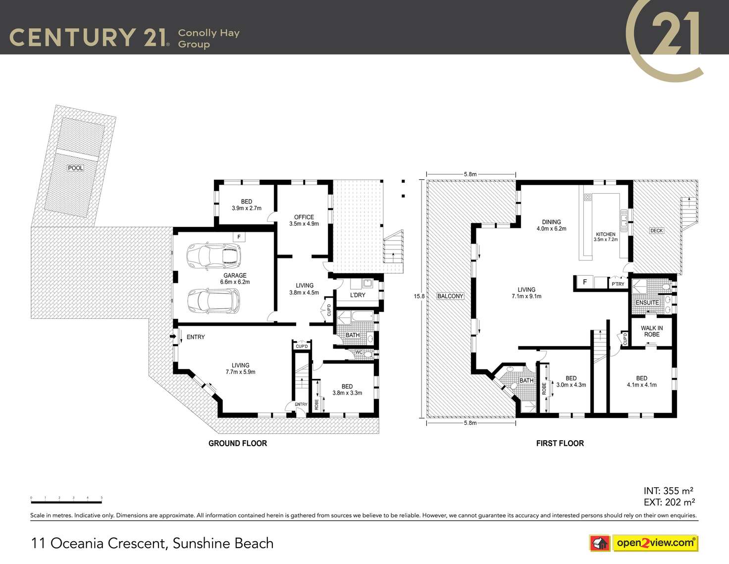 Floorplan of Homely house listing, 11 Oceania Crescent, Sunshine Beach QLD 4567