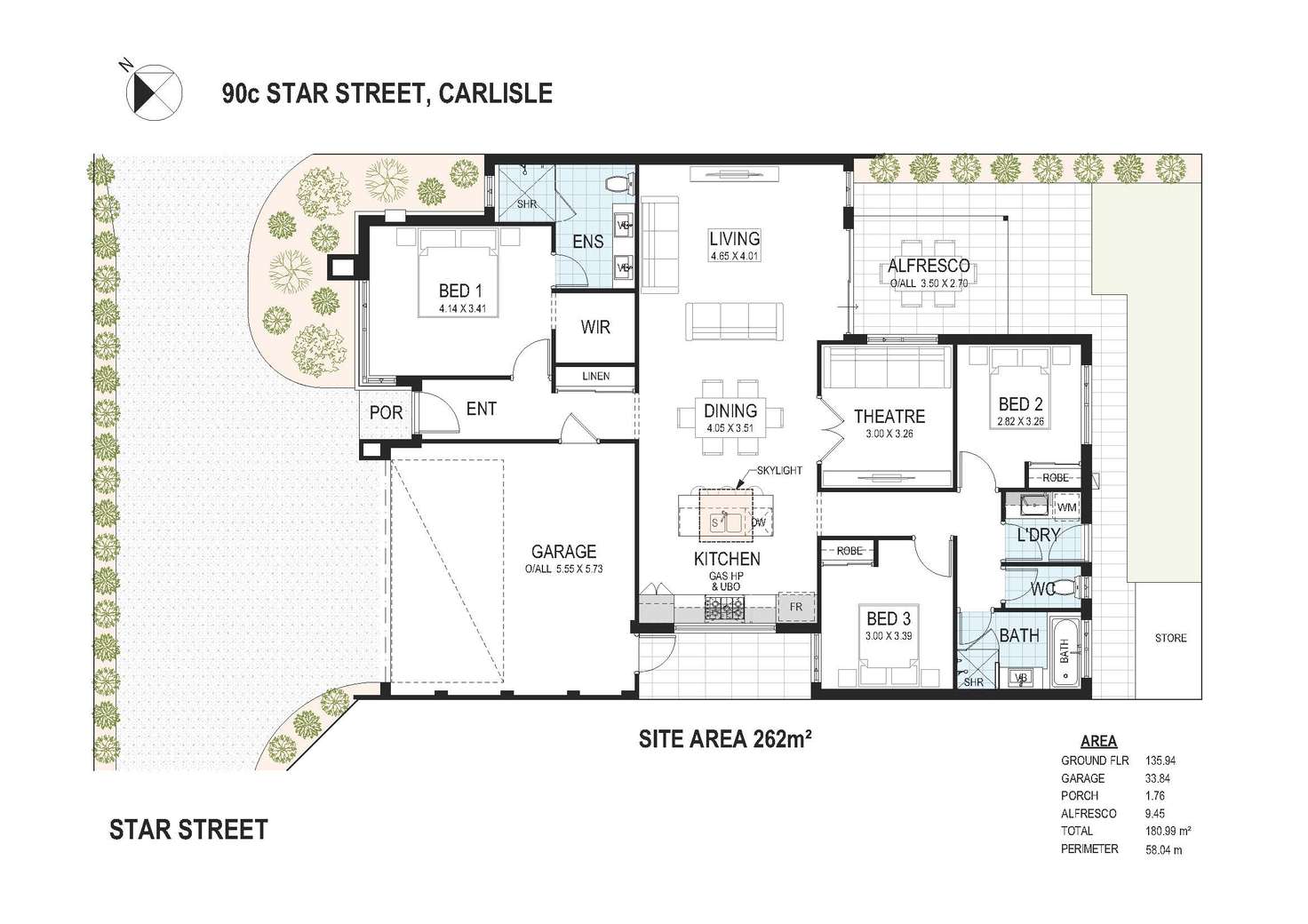 Floorplan of Homely house listing, 90B Star Street, Carlisle WA 6101