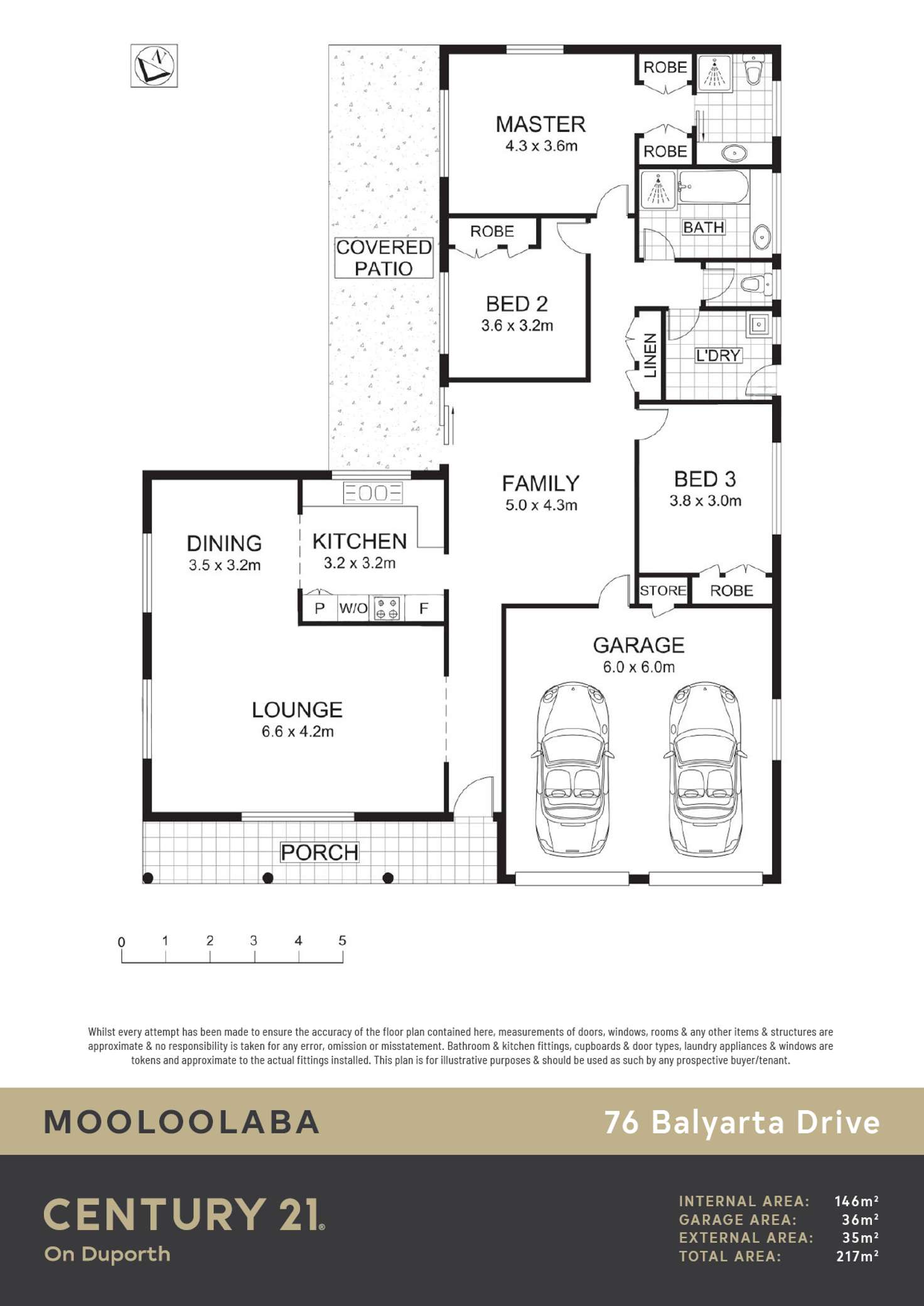Floorplan of Homely house listing, 76 Balyarta Crescent, Mooloolaba QLD 4557