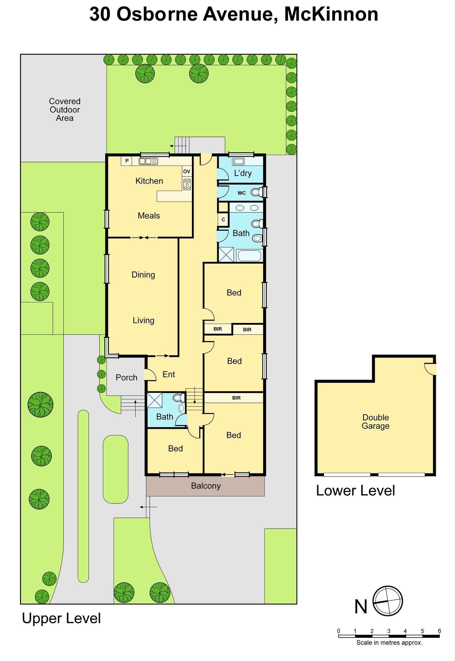 Floorplan of Homely house listing, 30 0sborne Avenue, Mckinnon VIC 3204