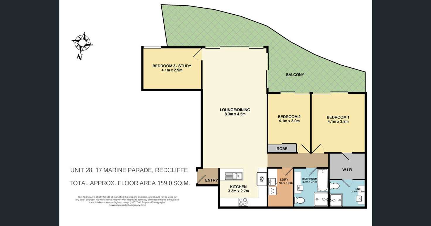Floorplan of Homely apartment listing, 28/17 Marine Parade, Redcliffe QLD 4020