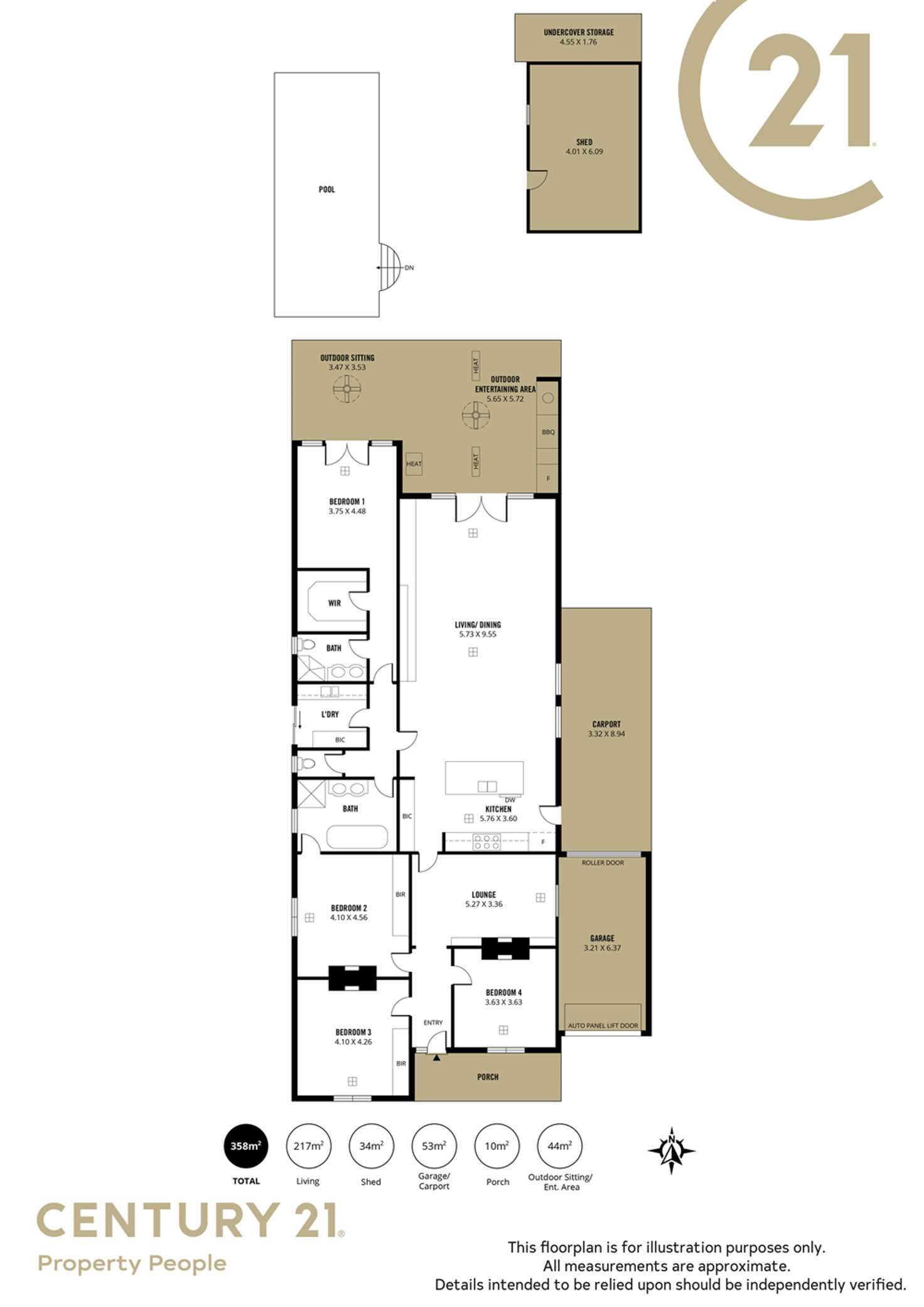 Floorplan of Homely house listing, 42 Labrina Avenue, Prospect SA 5082