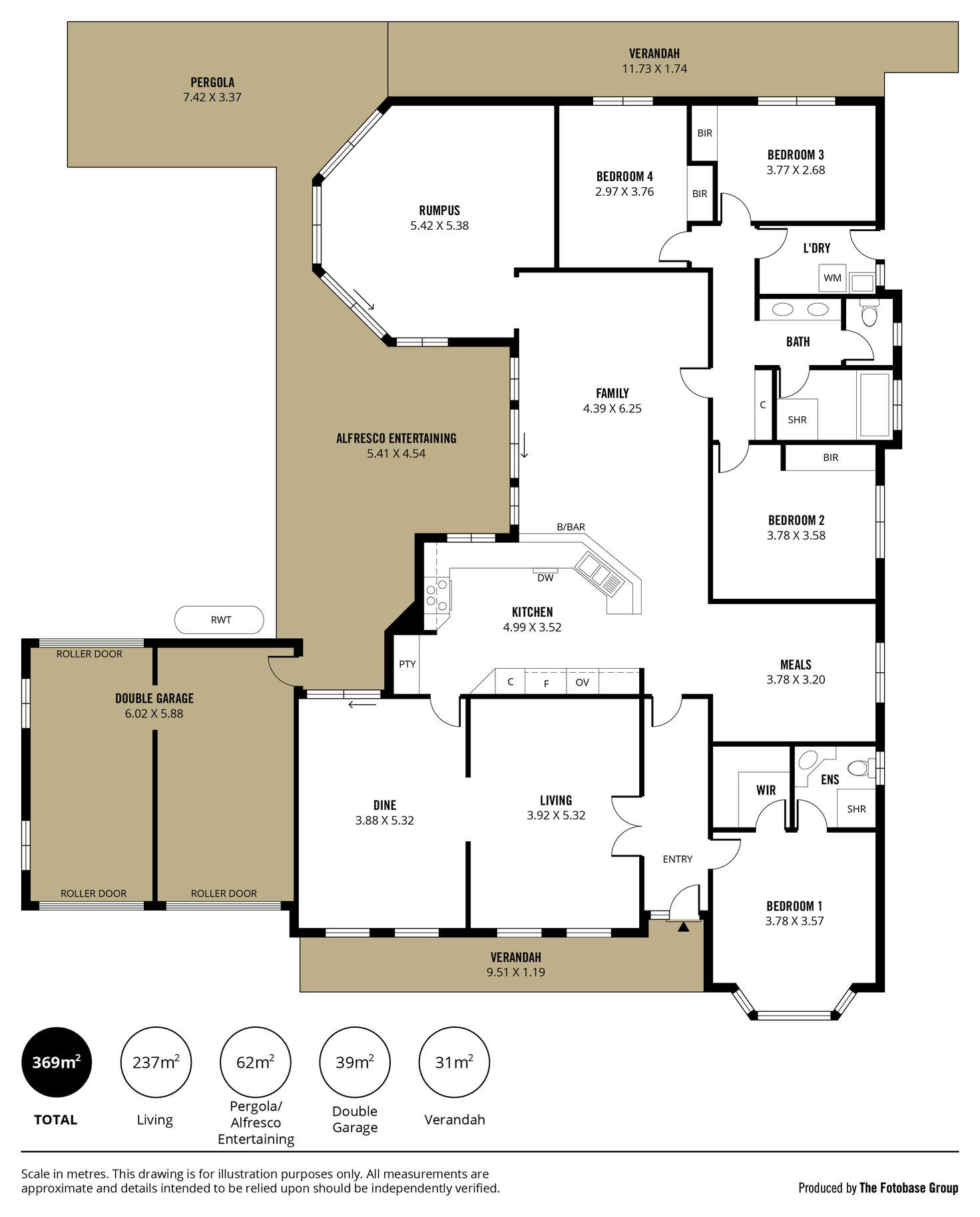 Floorplan of Homely house listing, 15 Montpelier Street, Woodcroft SA 5162