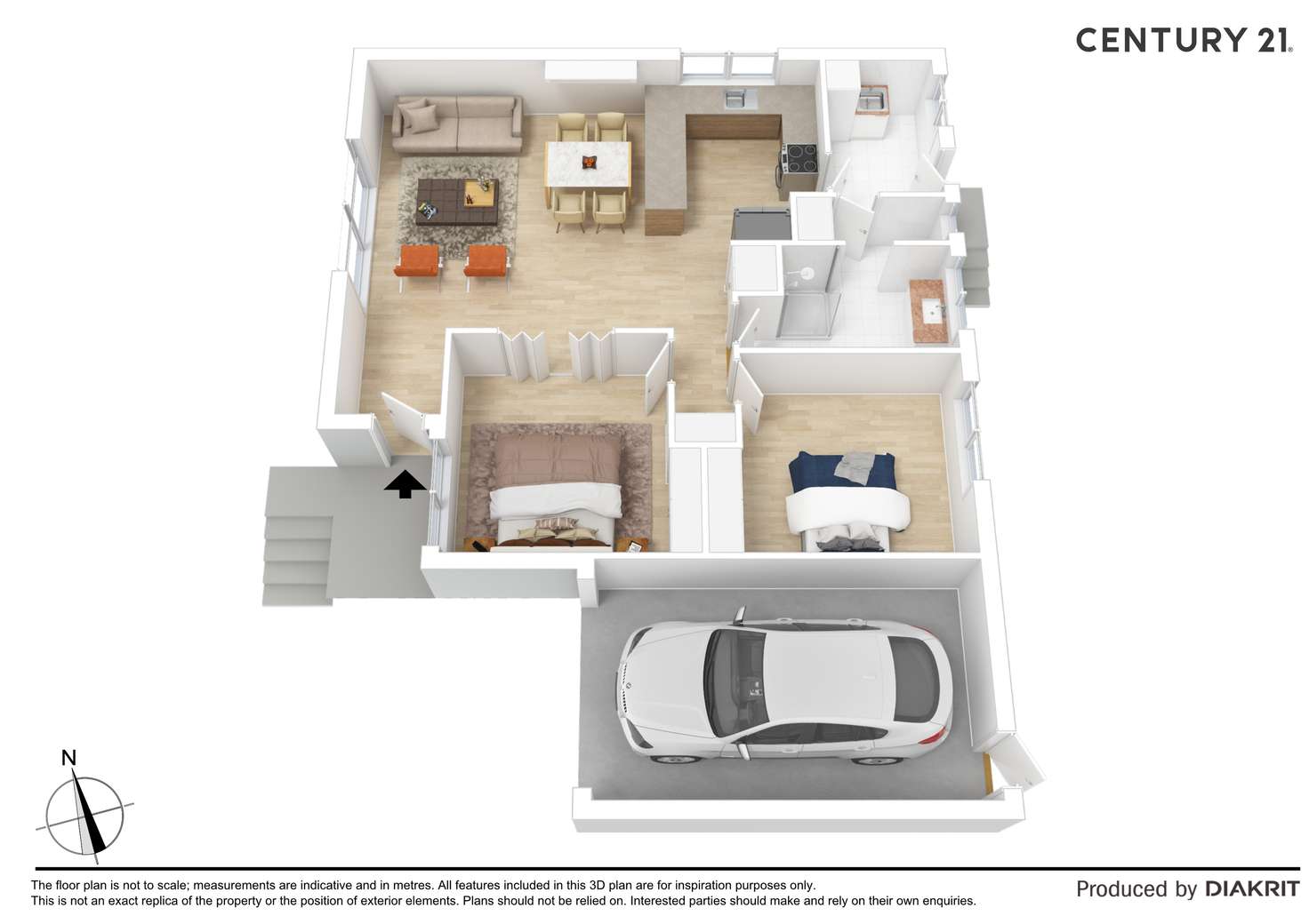 Floorplan of Homely unit listing, 4/89 Goulburn Road, Echuca VIC 3564