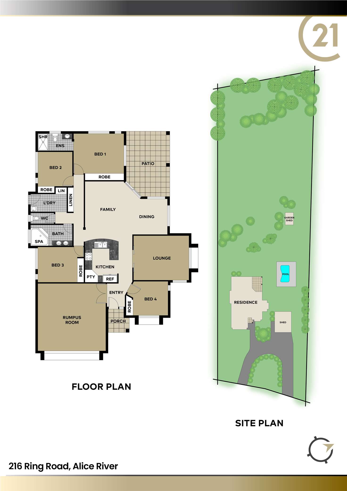 Floorplan of Homely house listing, 216 Ring Road, Alice River QLD 4817