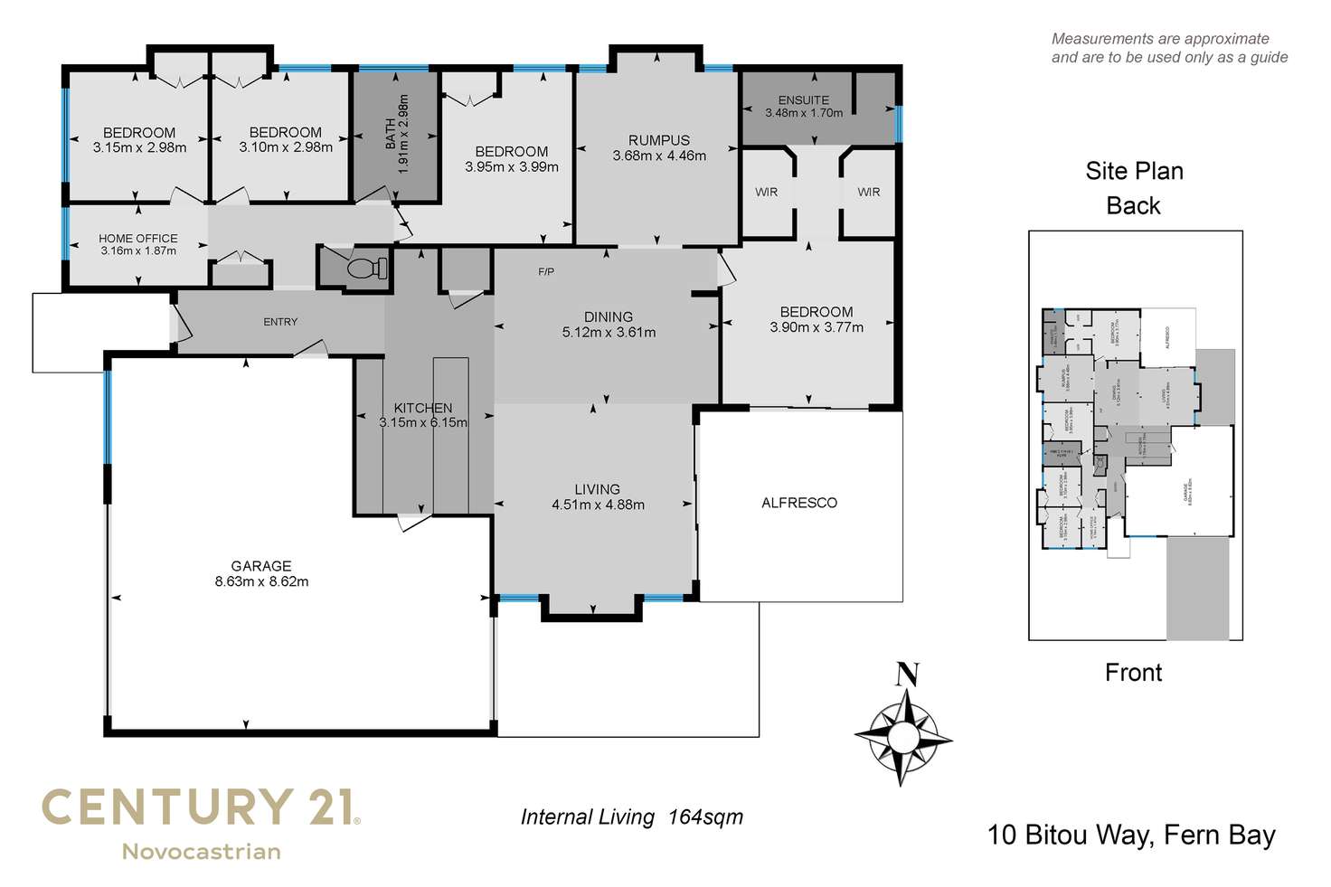 Floorplan of Homely house listing, 10 Bitou Way, Fern Bay NSW 2295