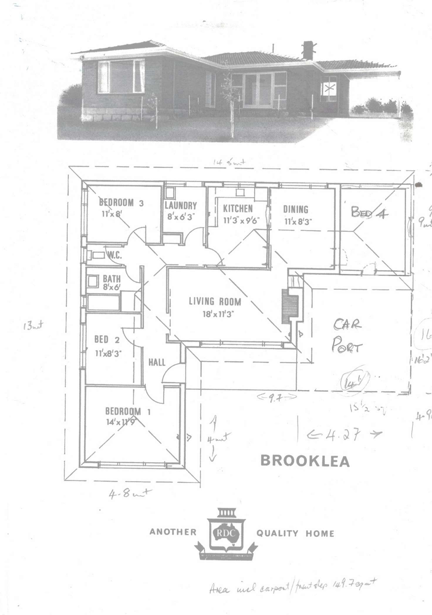 Floorplan of Homely house listing, 28 Lynwood Avenue, Lynwood WA 6147