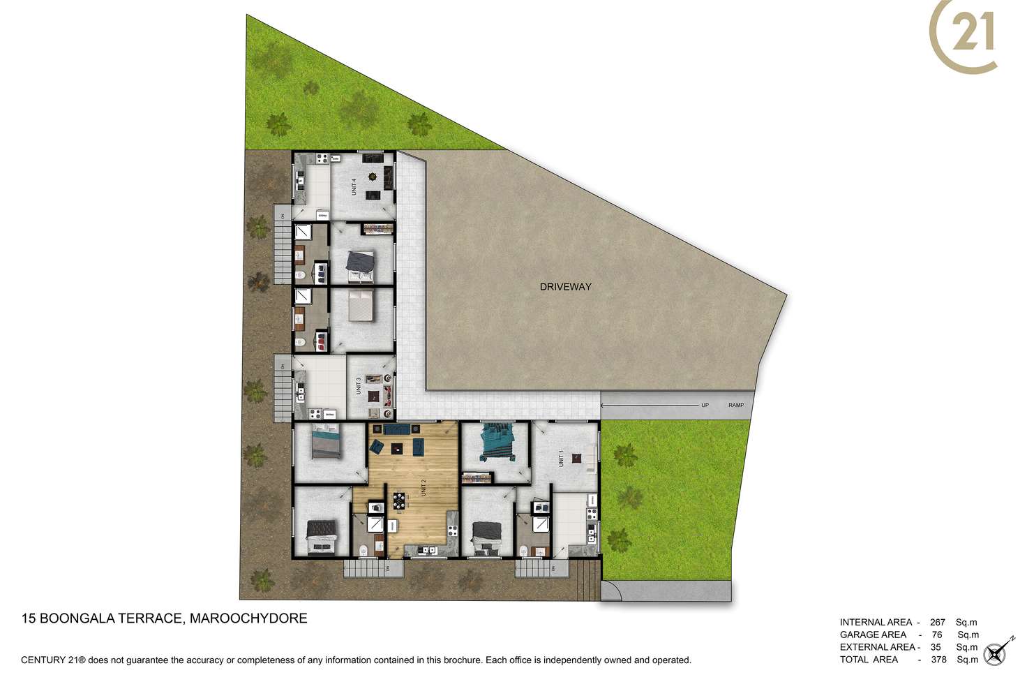 Floorplan of Homely blockOfUnits listing, 15 Boongala Terrace, Maroochydore QLD 4558