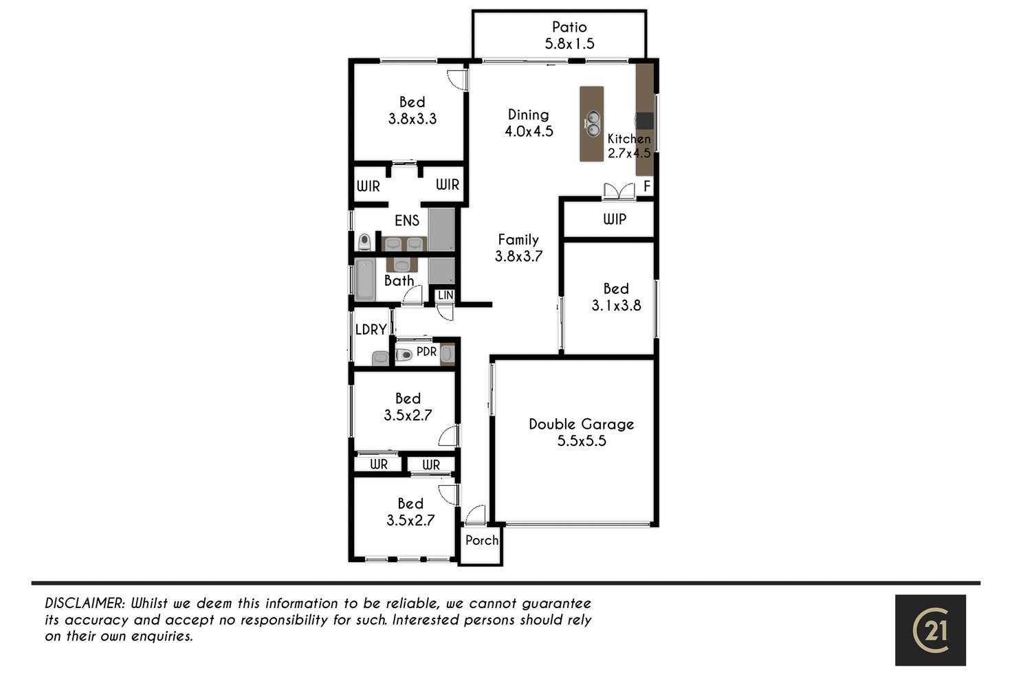 Floorplan of Homely house listing, 18 Vito Glade, Riverstone NSW 2765