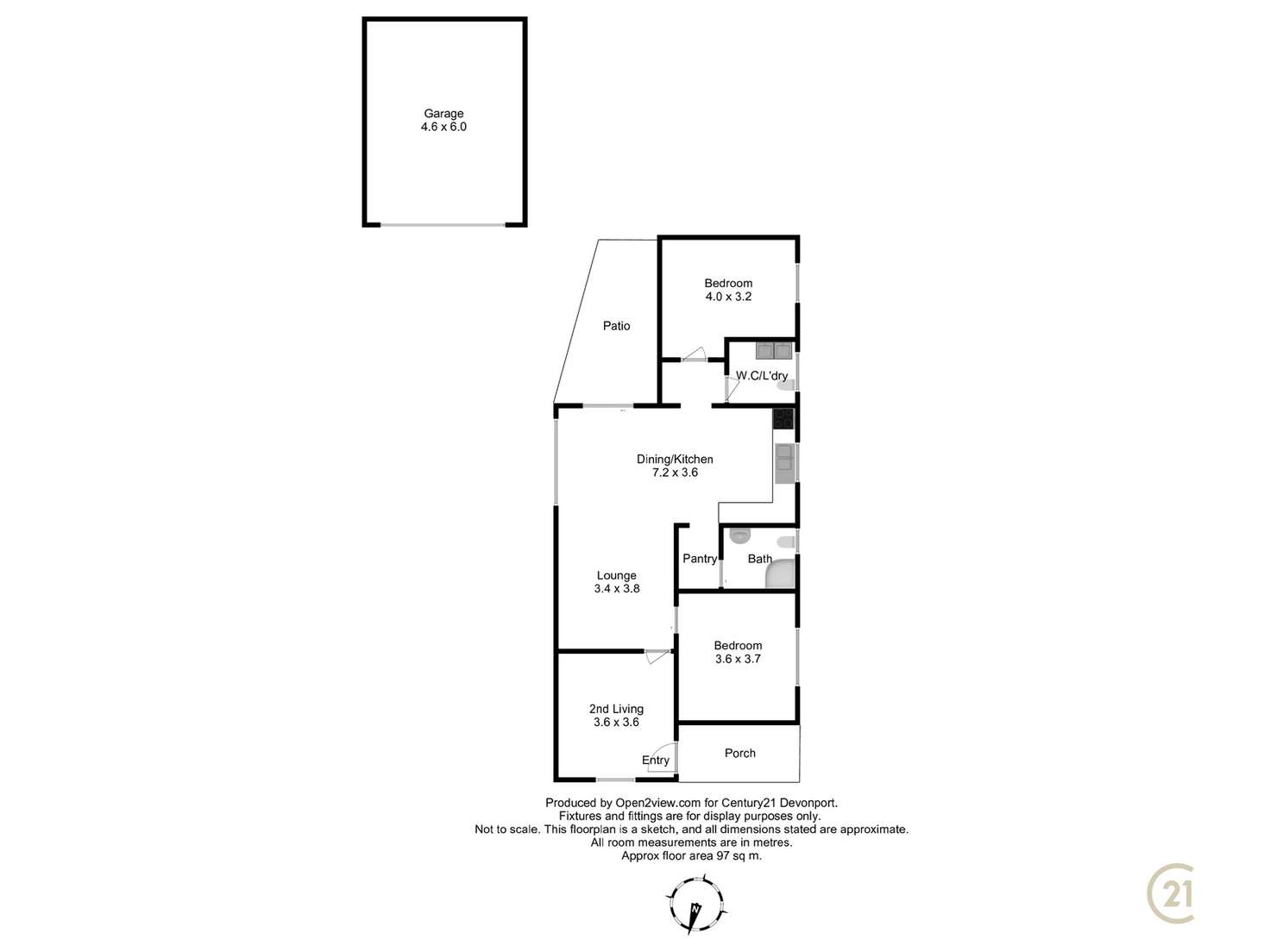 Floorplan of Homely house listing, 4 Formby Grove, Quoiba TAS 7310