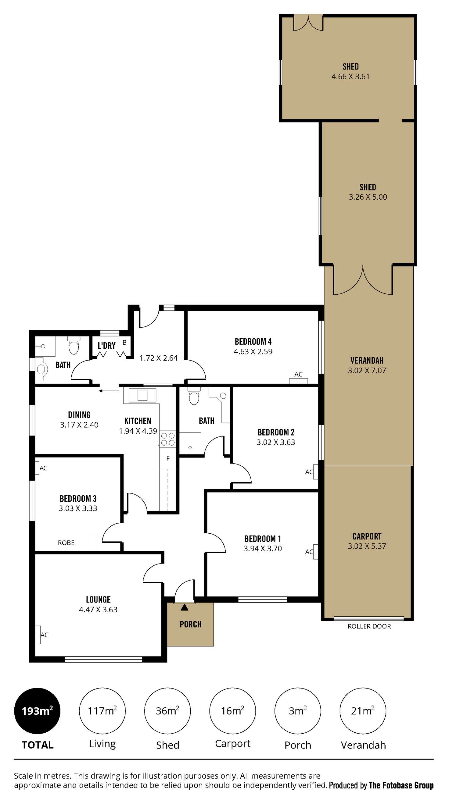 Floorplan of Homely house listing, 145 Kingston Avenue, Melrose Park SA 5039