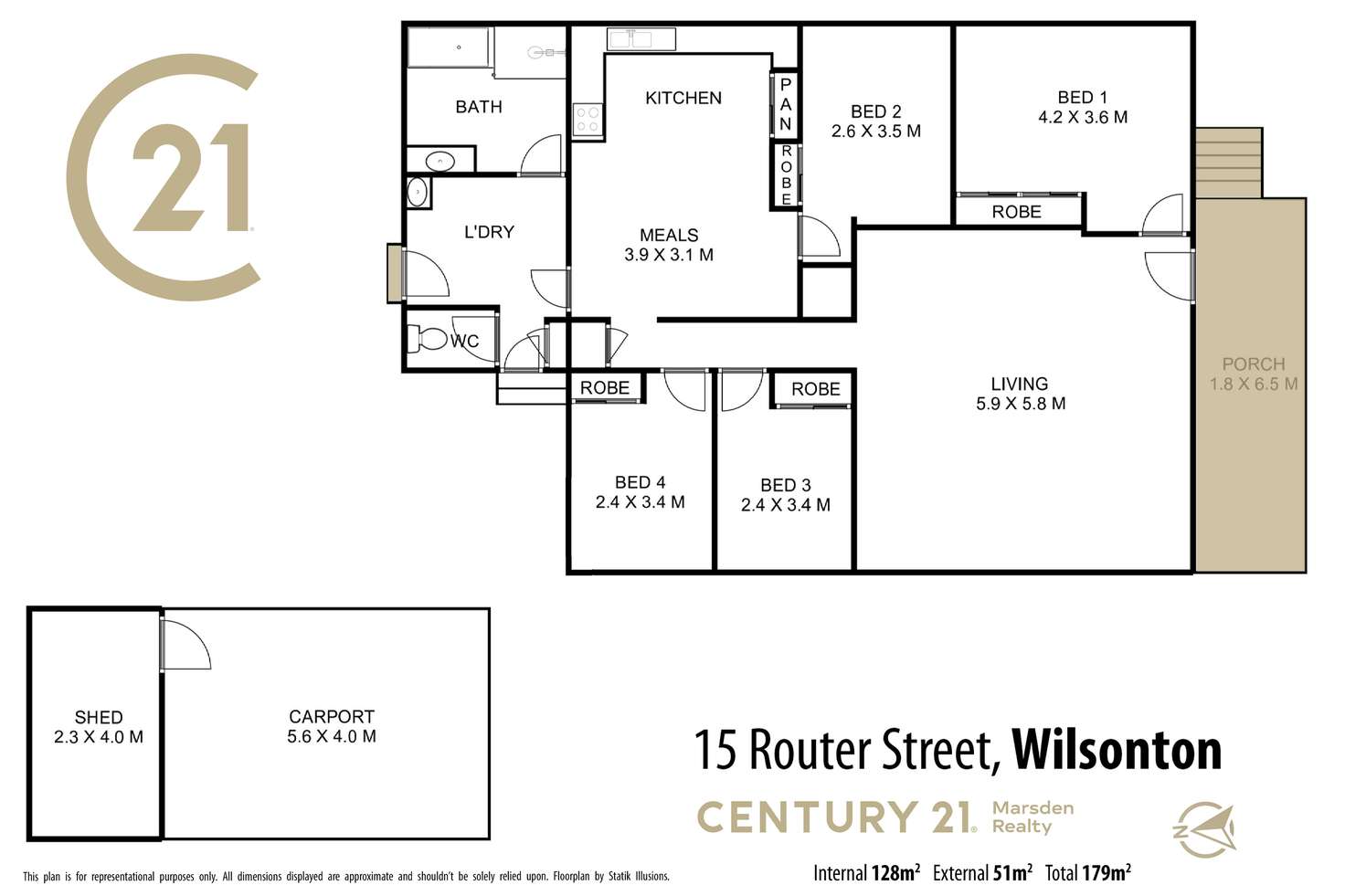 Floorplan of Homely house listing, 15 Router Street, Wilsonton QLD 4350