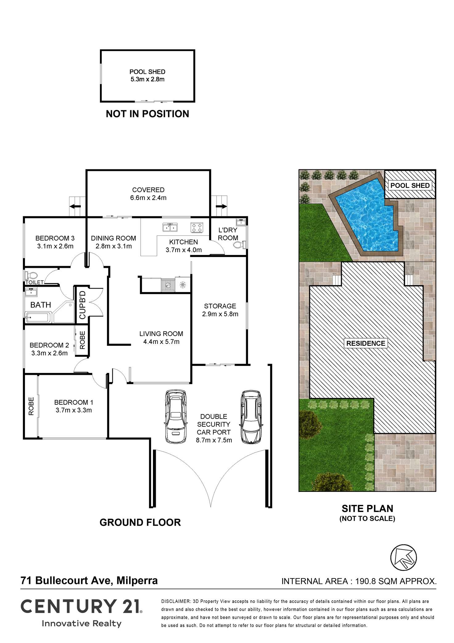 Floorplan of Homely house listing, 71 Bullecourt Avenue, Milperra NSW 2214