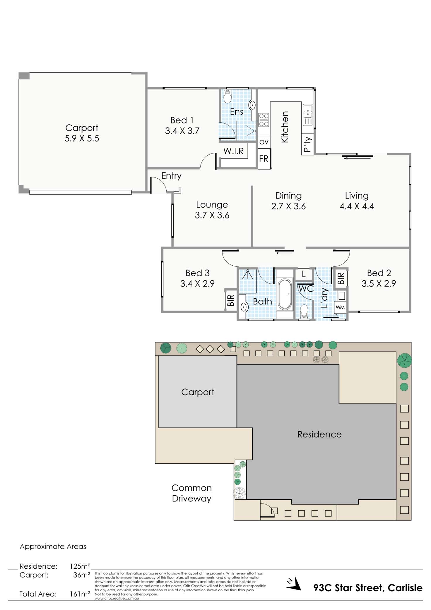 Floorplan of Homely house listing, 93C Star Street, Carlisle WA 6101