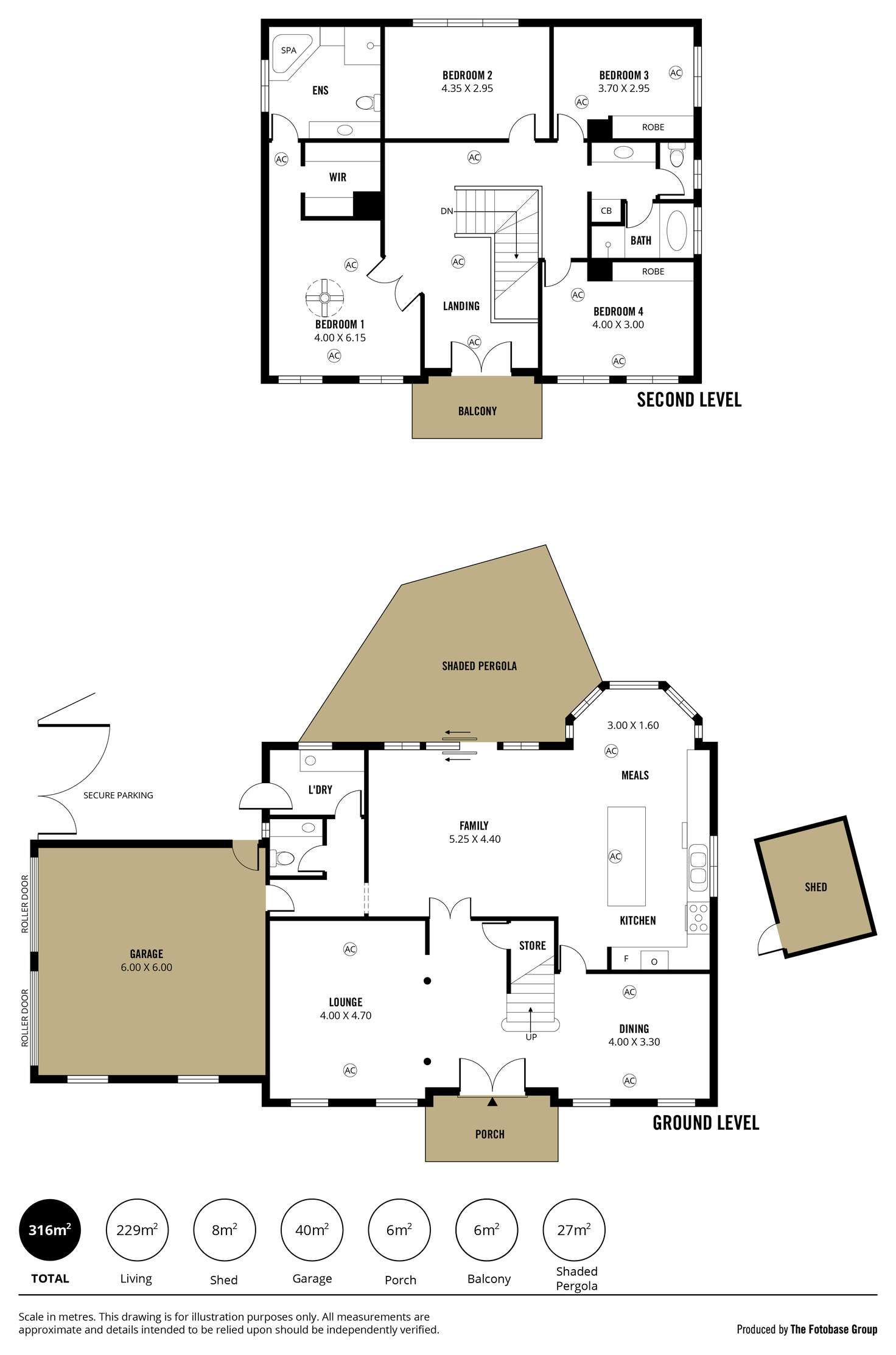 Floorplan of Homely house listing, 2 Parkwood Rise, Seaford Rise SA 5169