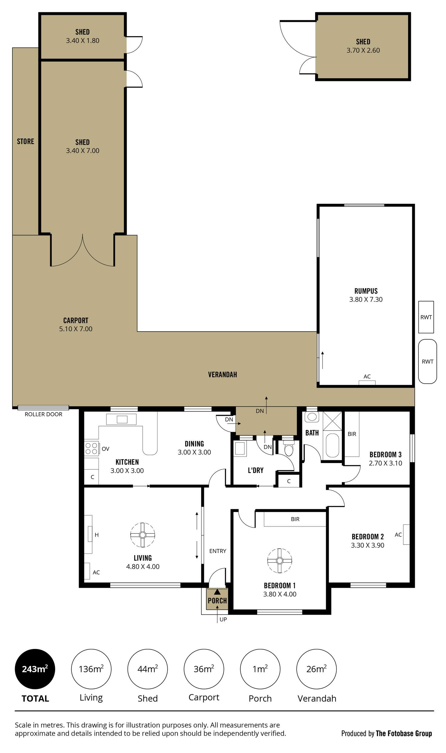 Floorplan of Homely house listing, 32 Laffers Crescent, Reynella SA 5161