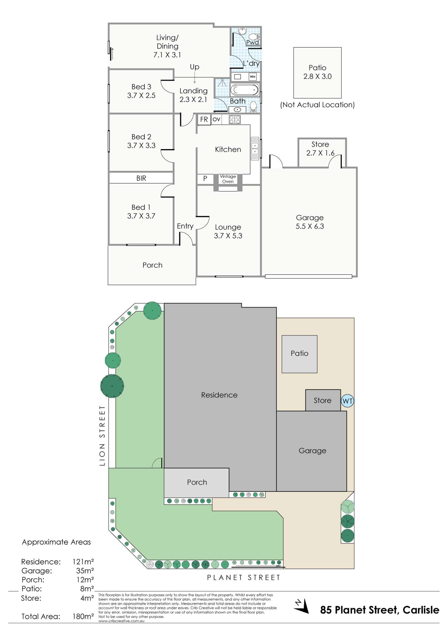 Floorplan of Homely house listing, 85 Planet Street, Carlisle WA 6101