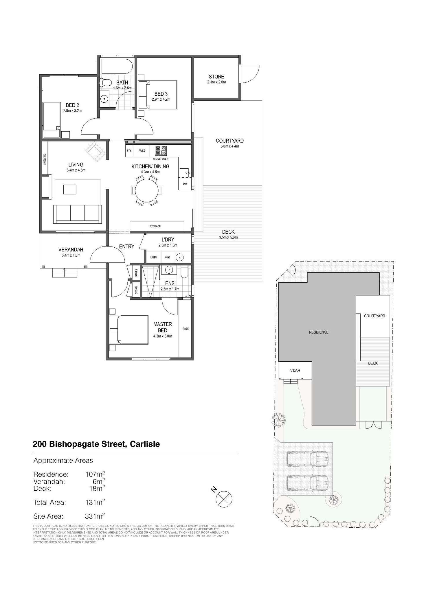 Floorplan of Homely house listing, 200 Bishopsgate Street, Carlisle WA 6101