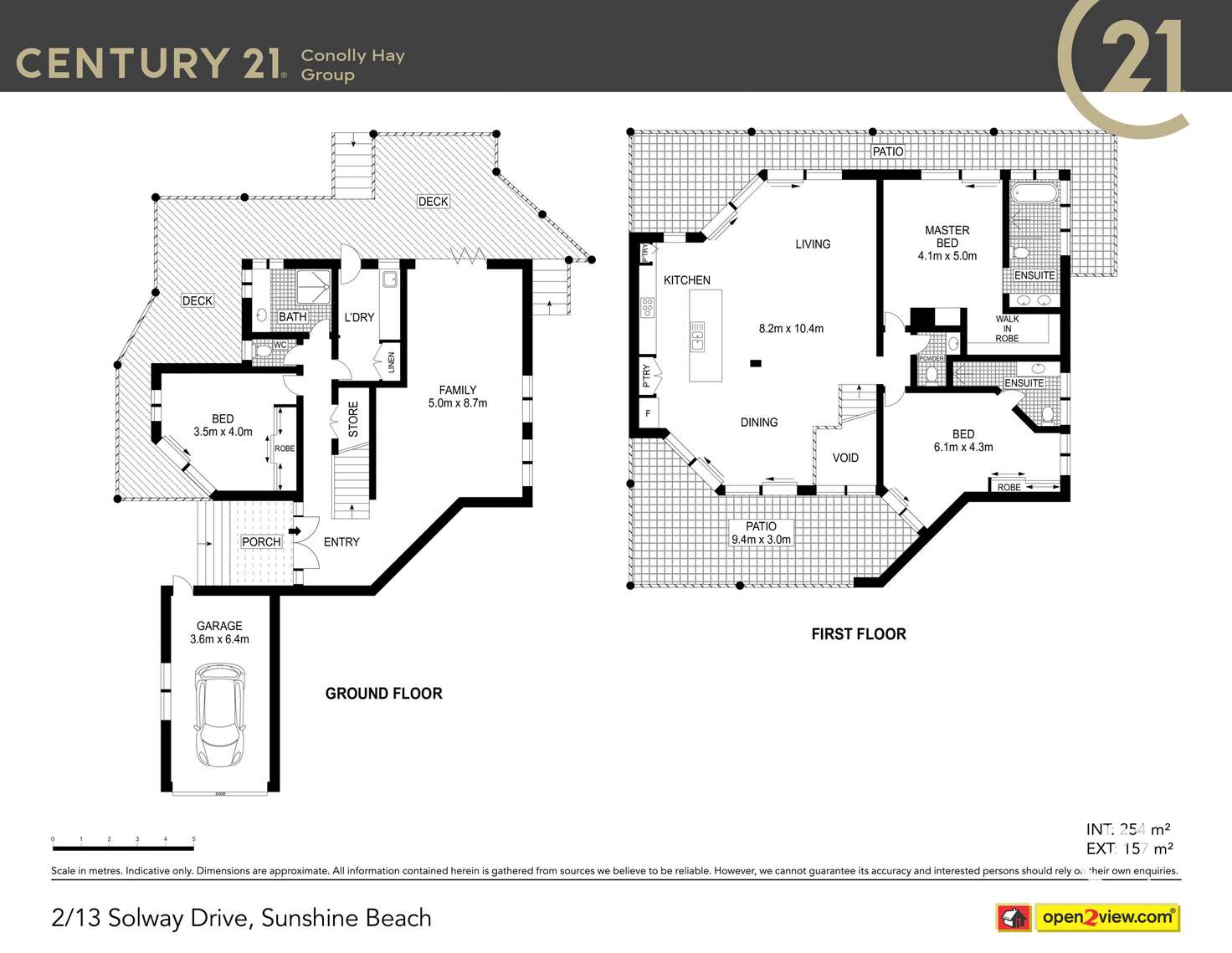 Floorplan of Homely semiDetached listing, 2/13 Solway Drive, Sunshine Beach QLD 4567