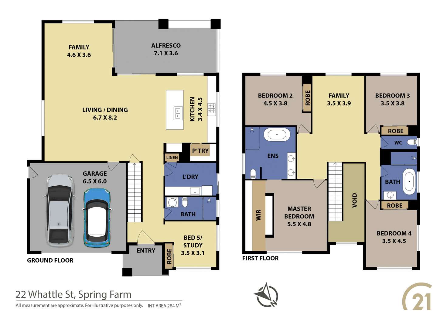 Floorplan of Homely house listing, 22 Wattle Street, Spring Farm NSW 2570