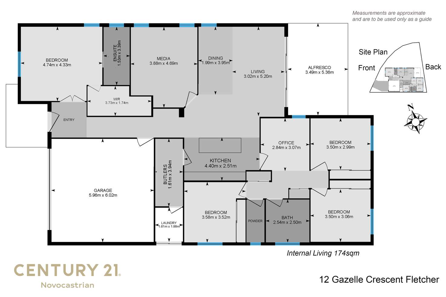 Floorplan of Homely house listing, 12 Gazelle Crescent, Fletcher NSW 2287